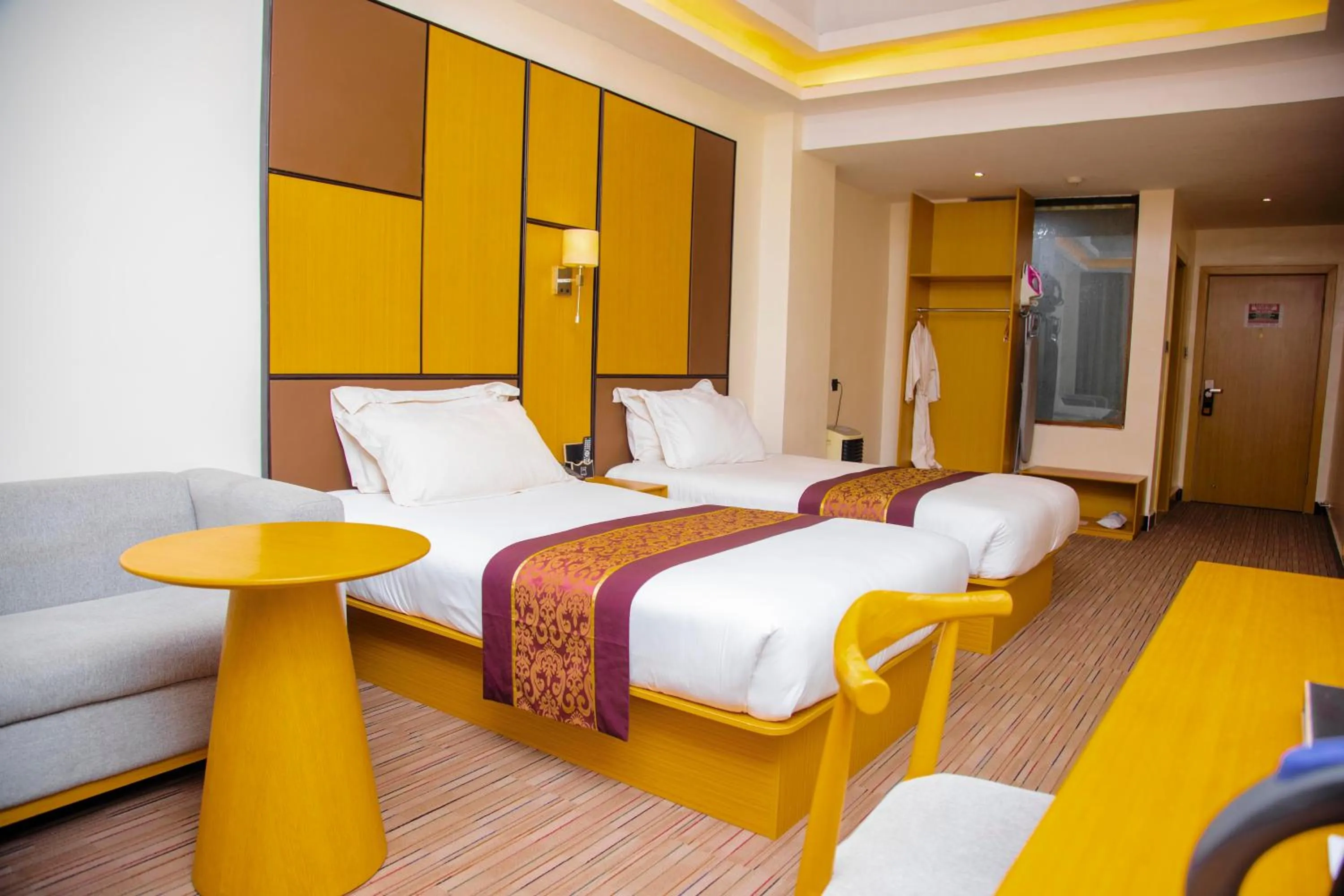 Photo of the whole room, Bed in 2000 Hotel Downtown Kigali