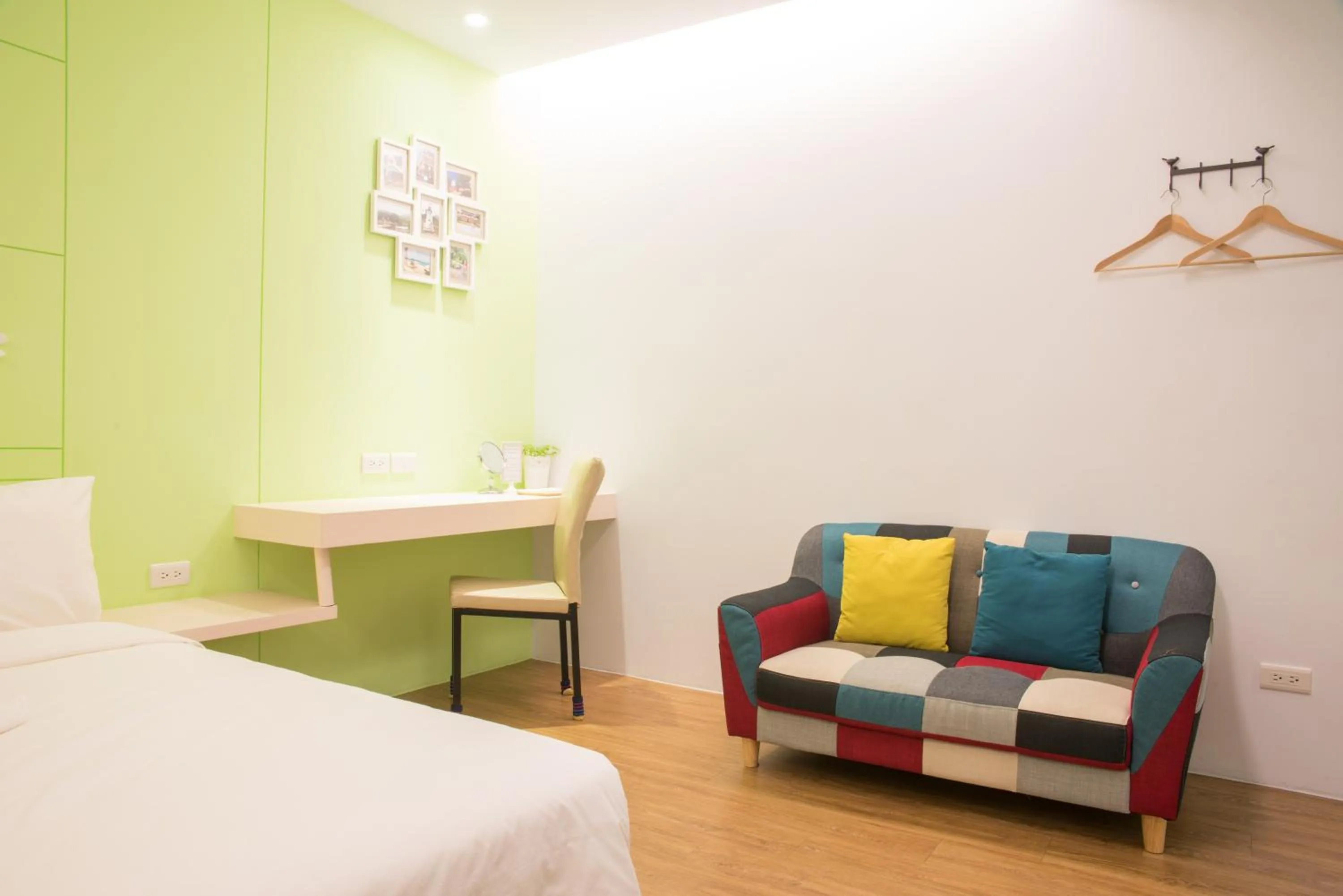 Decorative detail, Bed in Happiness . danshui