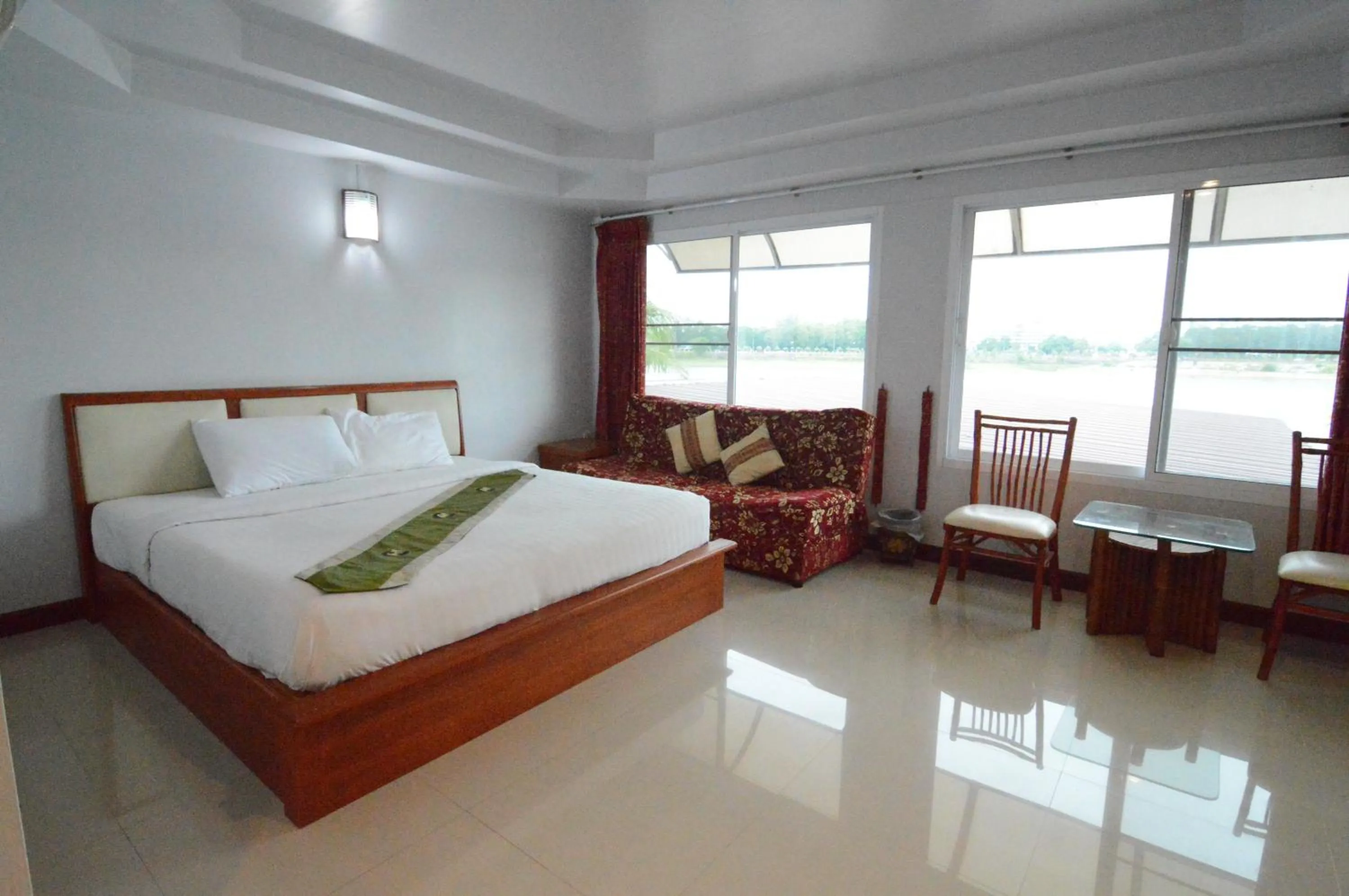 Bedroom, Bed in Techno Riverview Resort