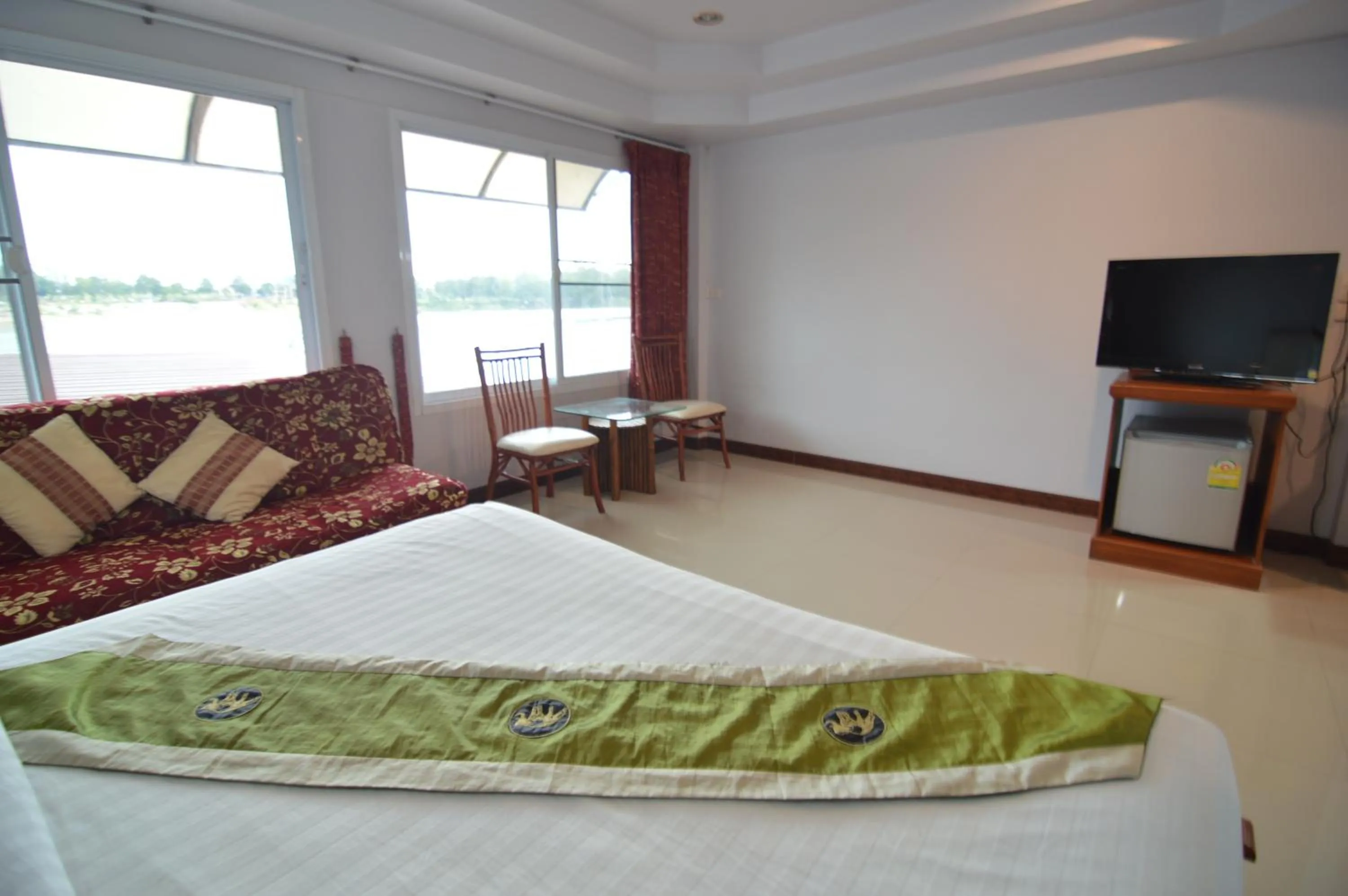 Bedroom, Bed in Techno Riverview Resort