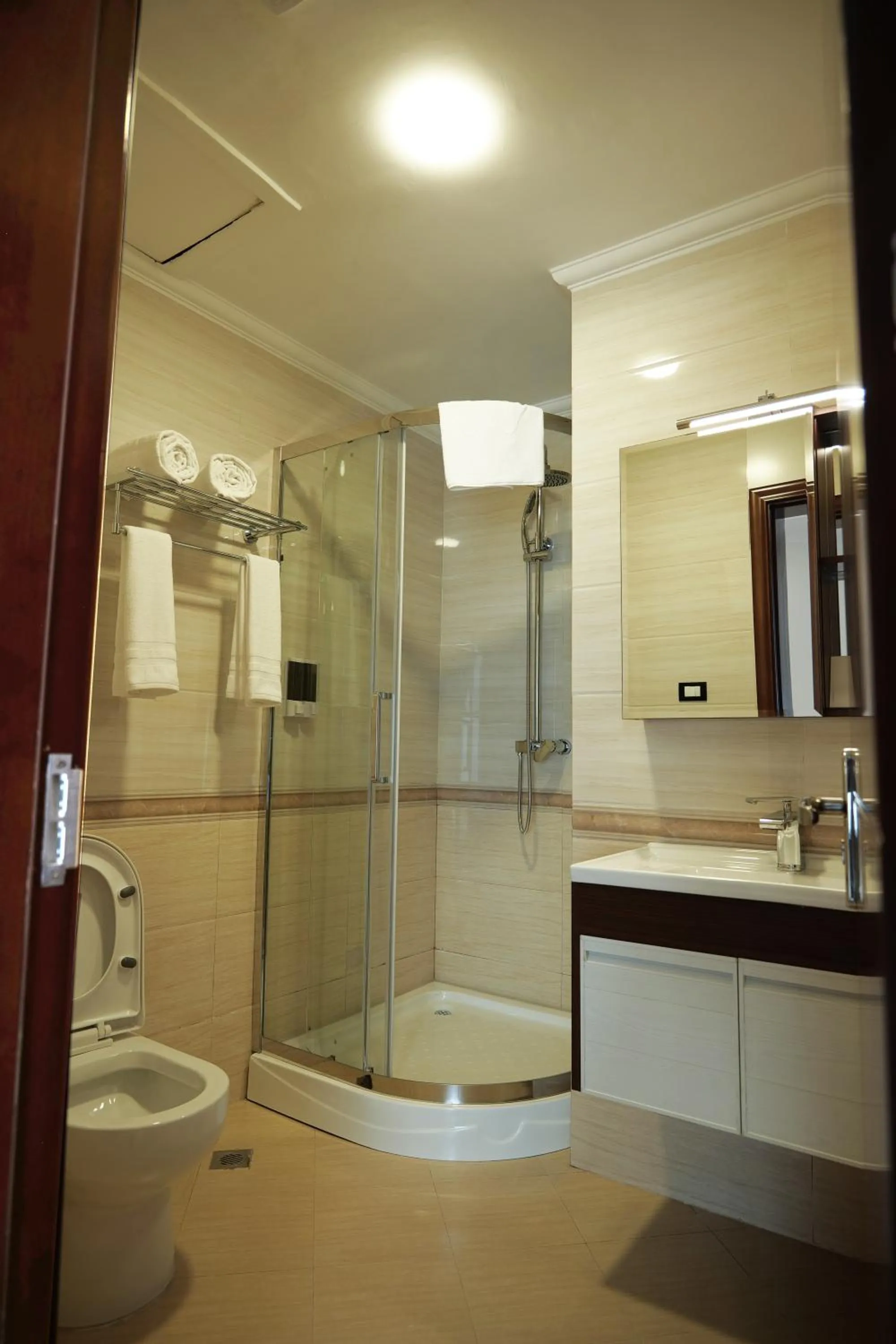 Bathroom in Crescent International Hotel