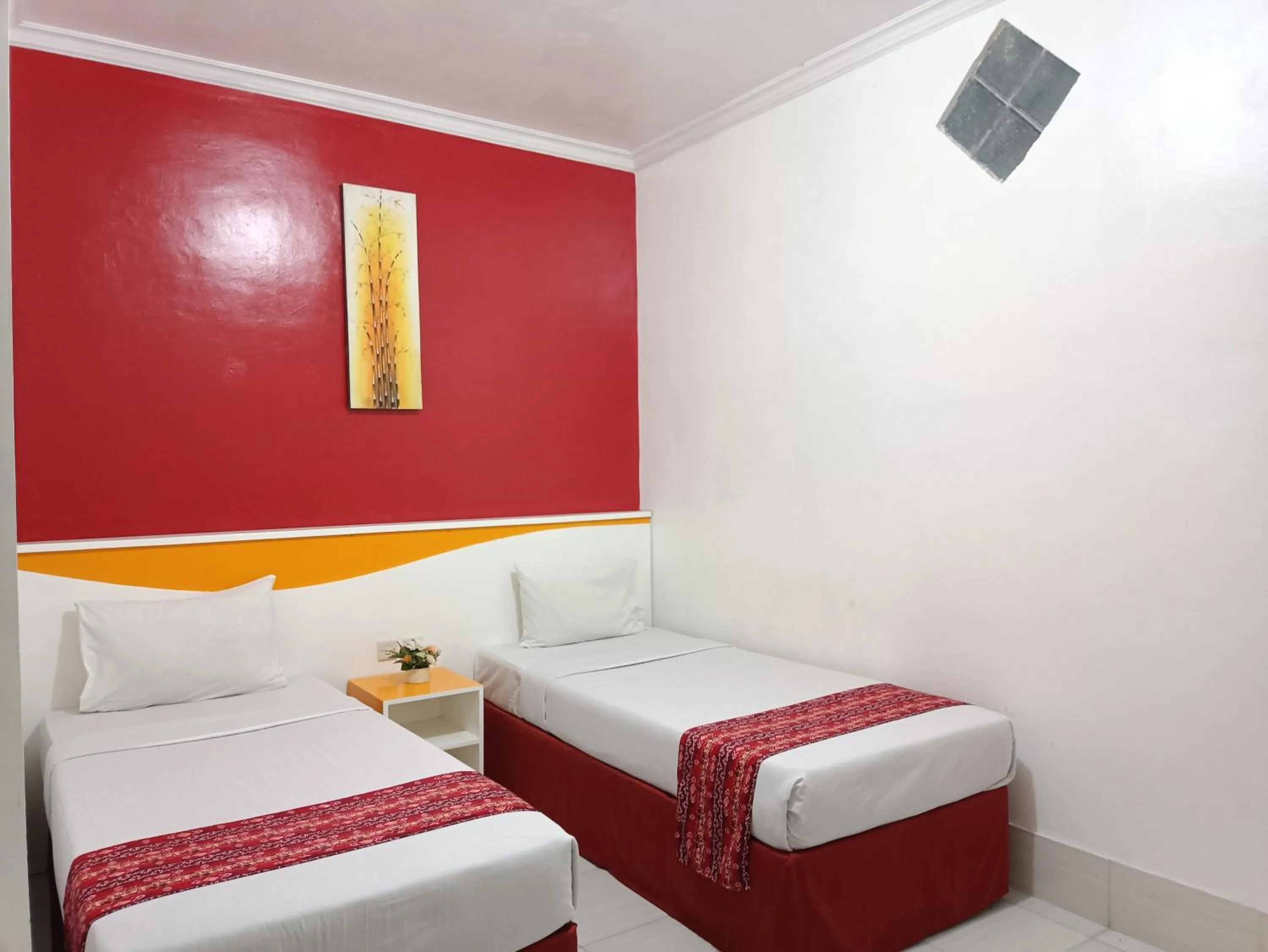 Bed in Hotel STIPRAM Kaliurang Yogyakarta