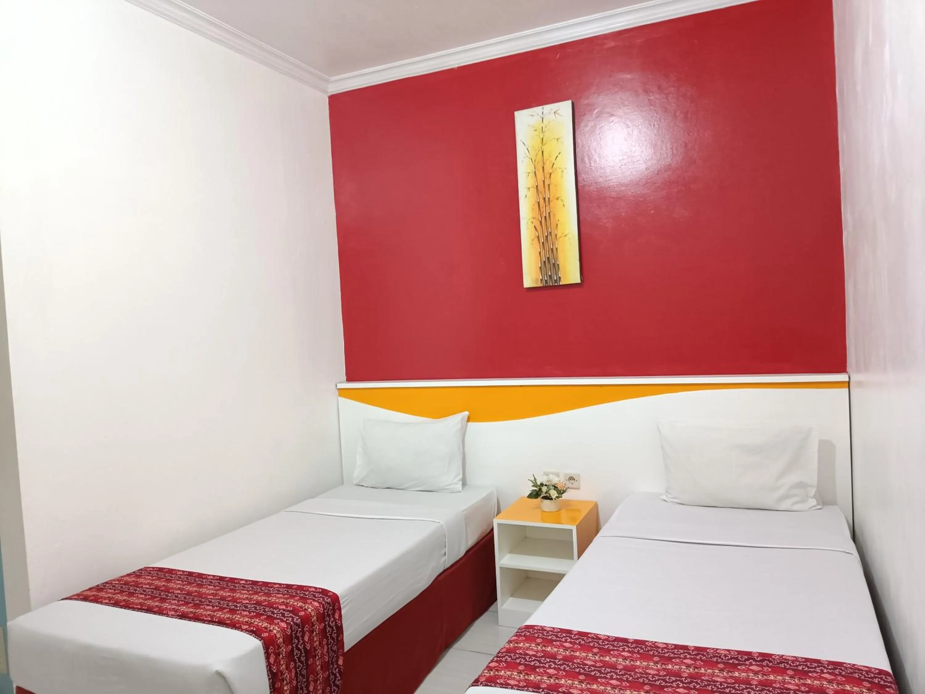 Bed in Hotel STIPRAM Kaliurang Yogyakarta