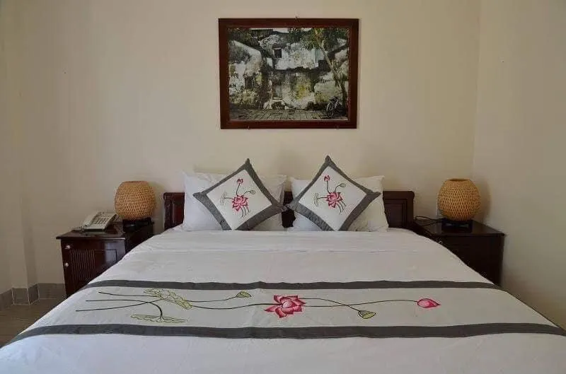Bed in The Moon River Homestay & Villa