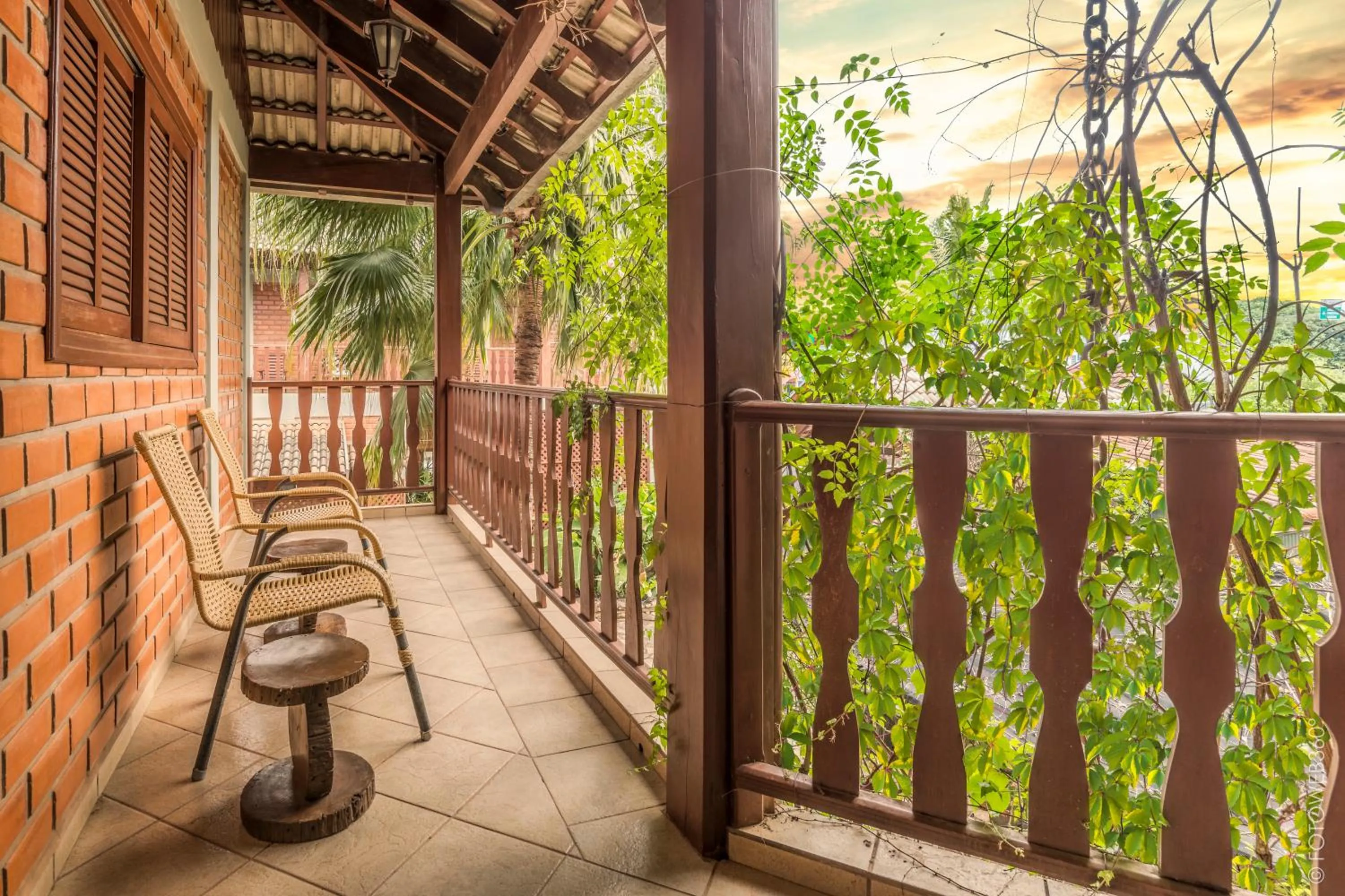 Balcony/Terrace in Pousada Rancho Jarinu