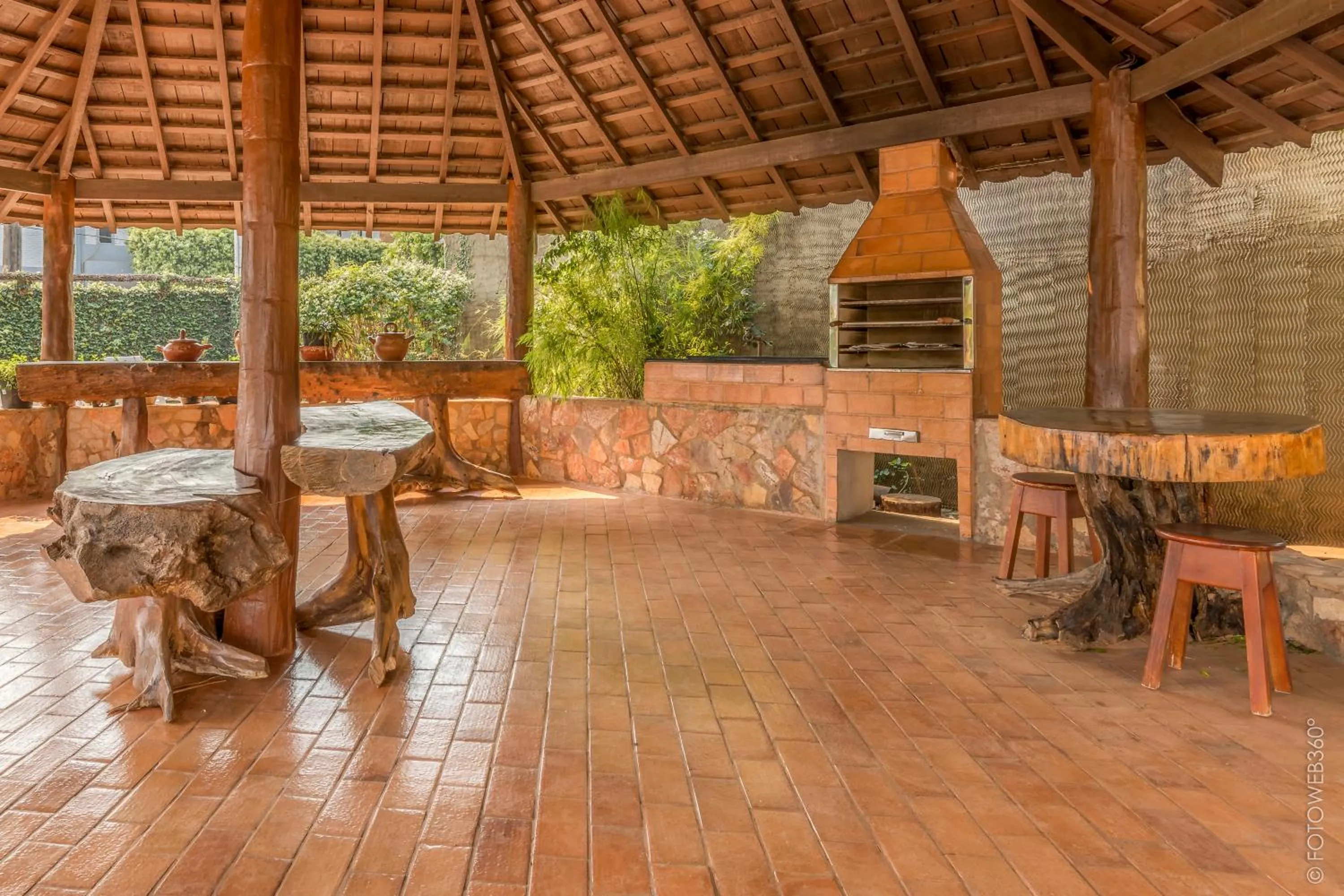 BBQ facilities in Pousada Rancho Jarinu