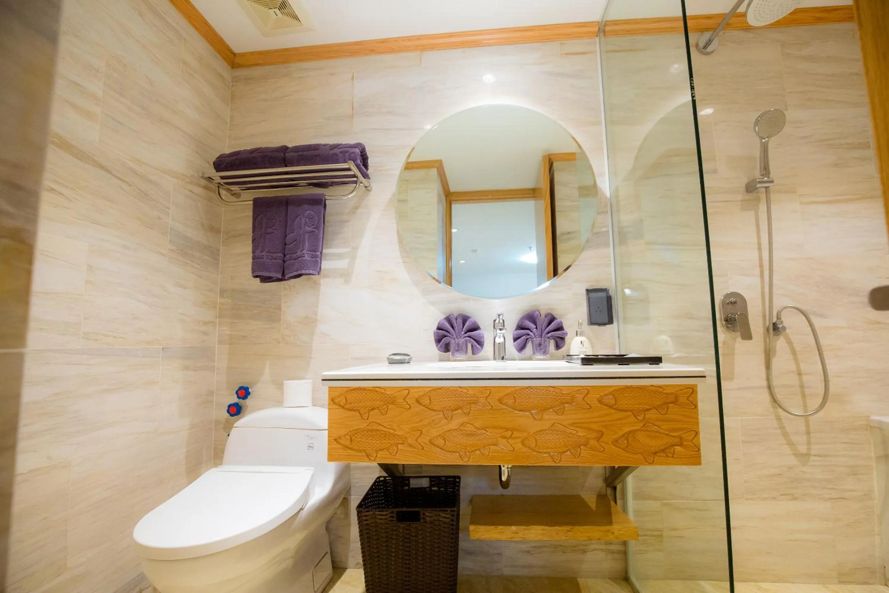 Shower in Hai Phong Tower - Apartment & Hotel