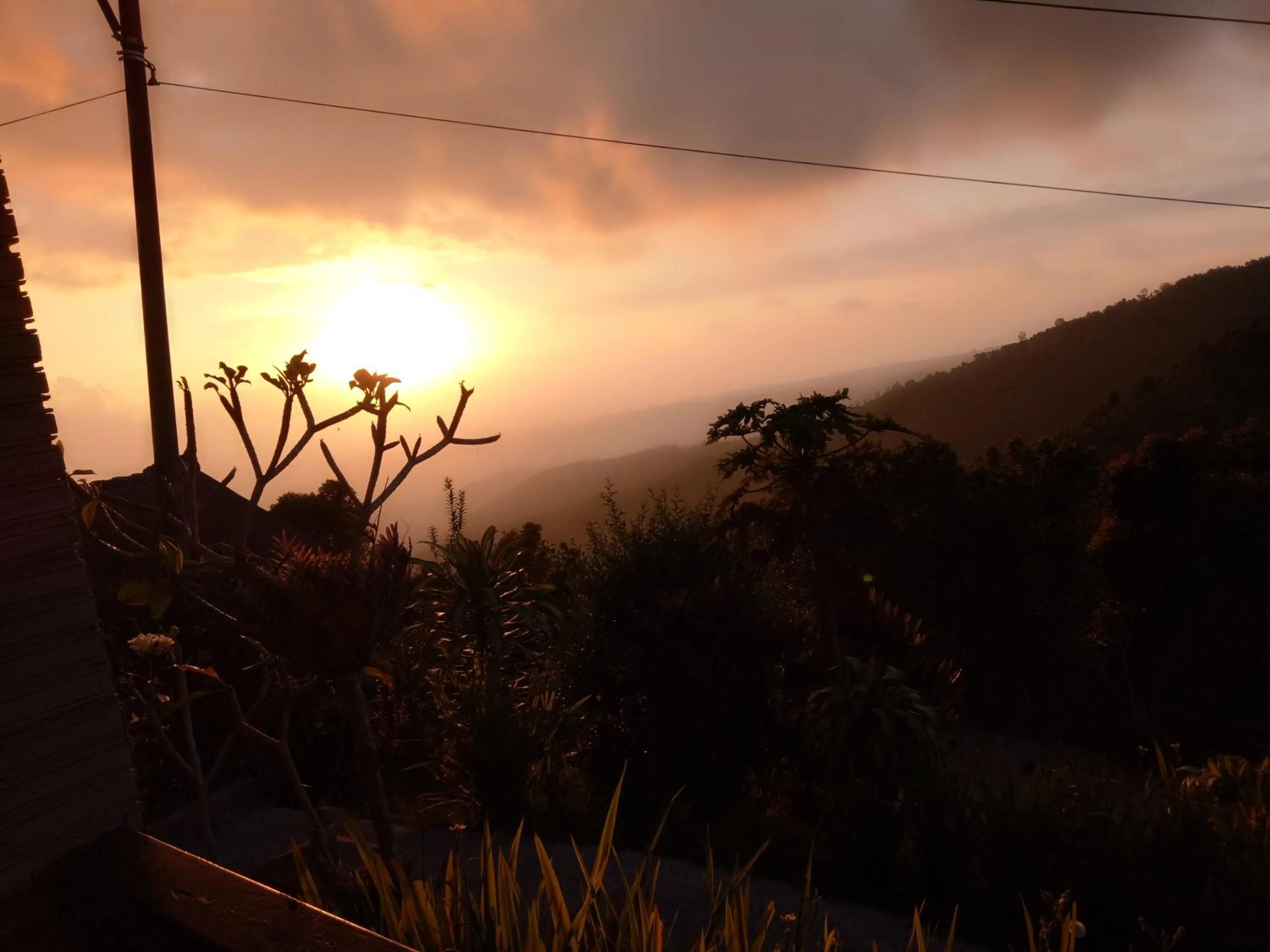 Mountain view in Puri Sunset Homestay