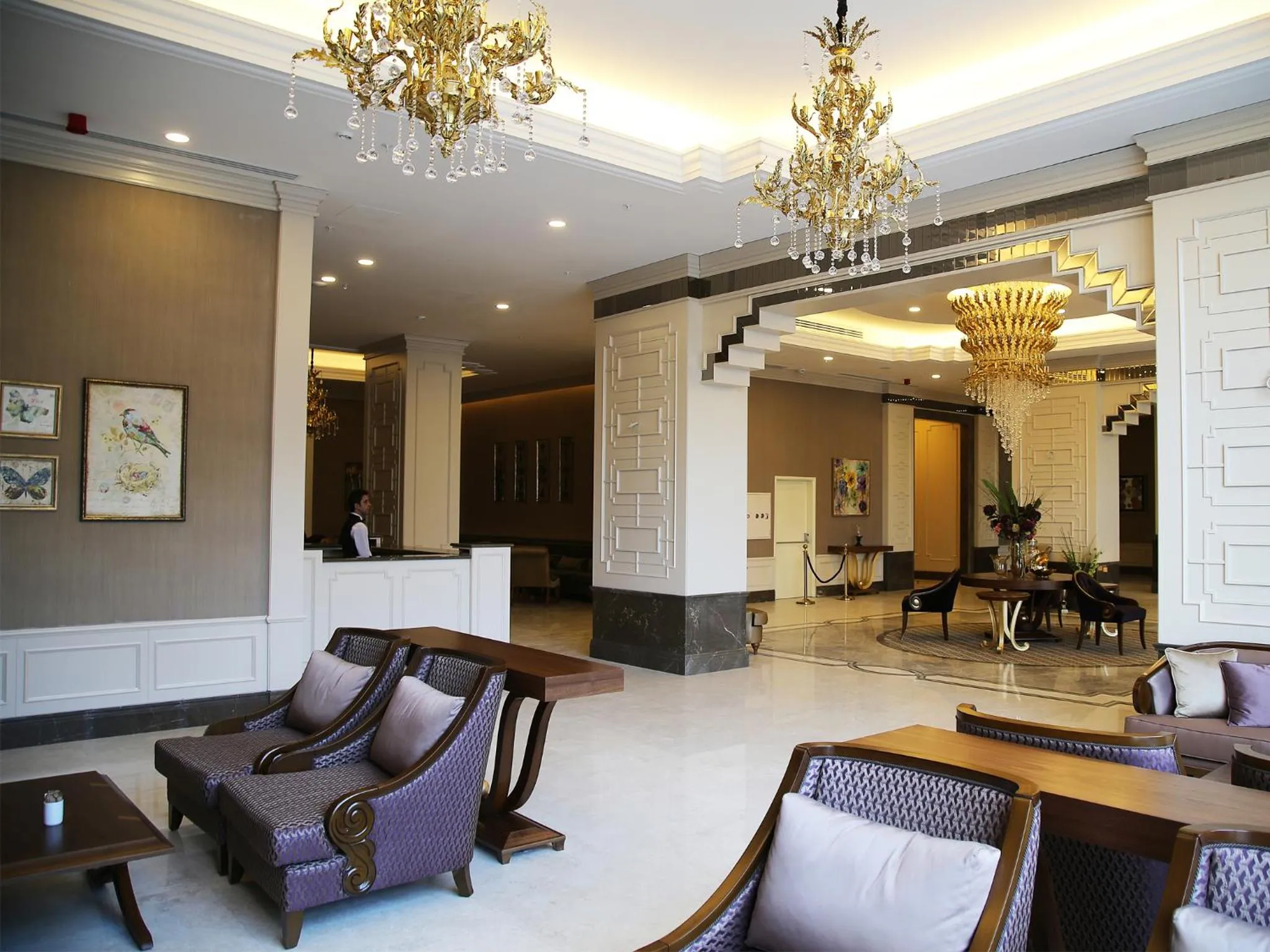 Lobby or reception in Morrian Hotel