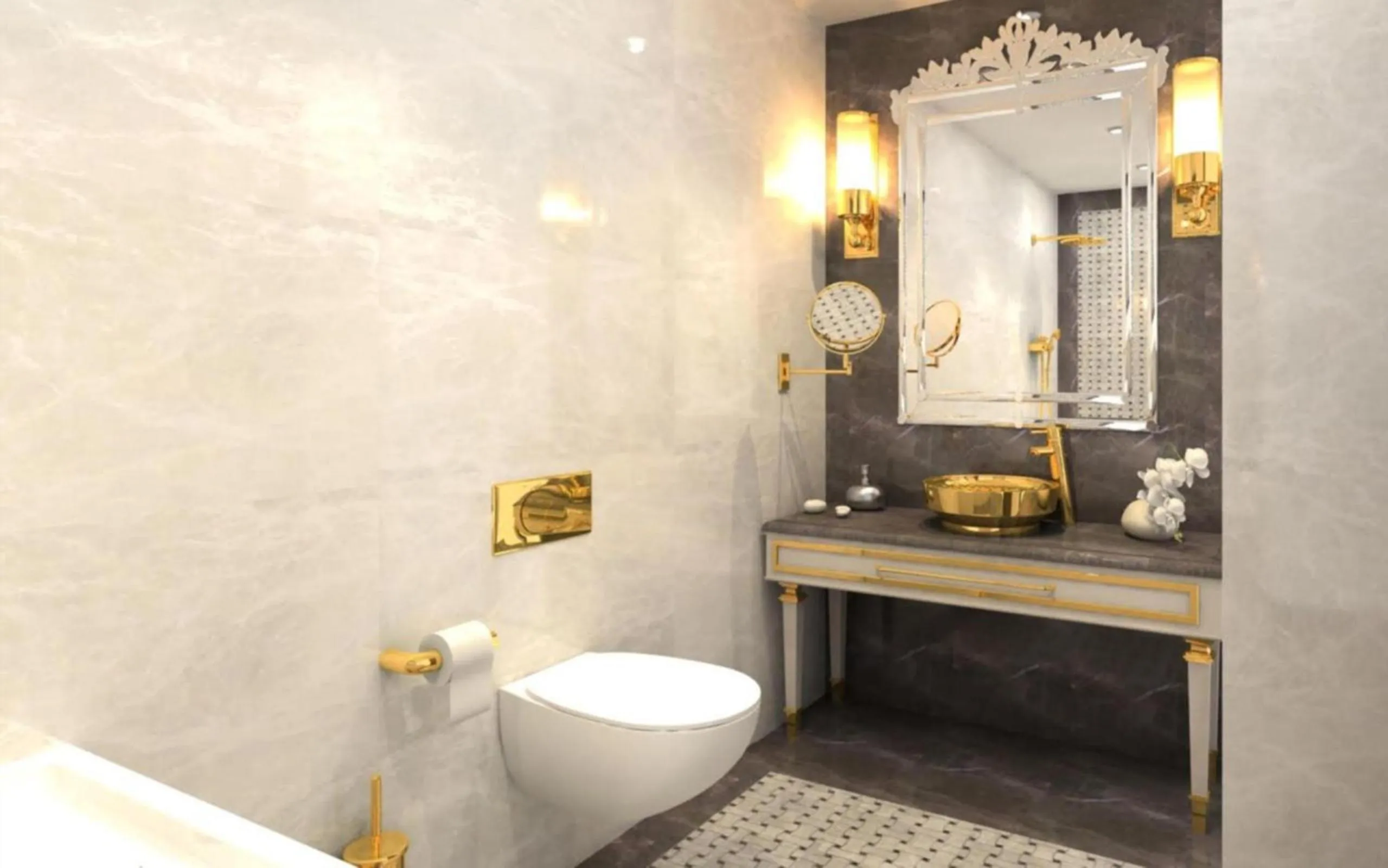 Toilet in Morrian Hotel