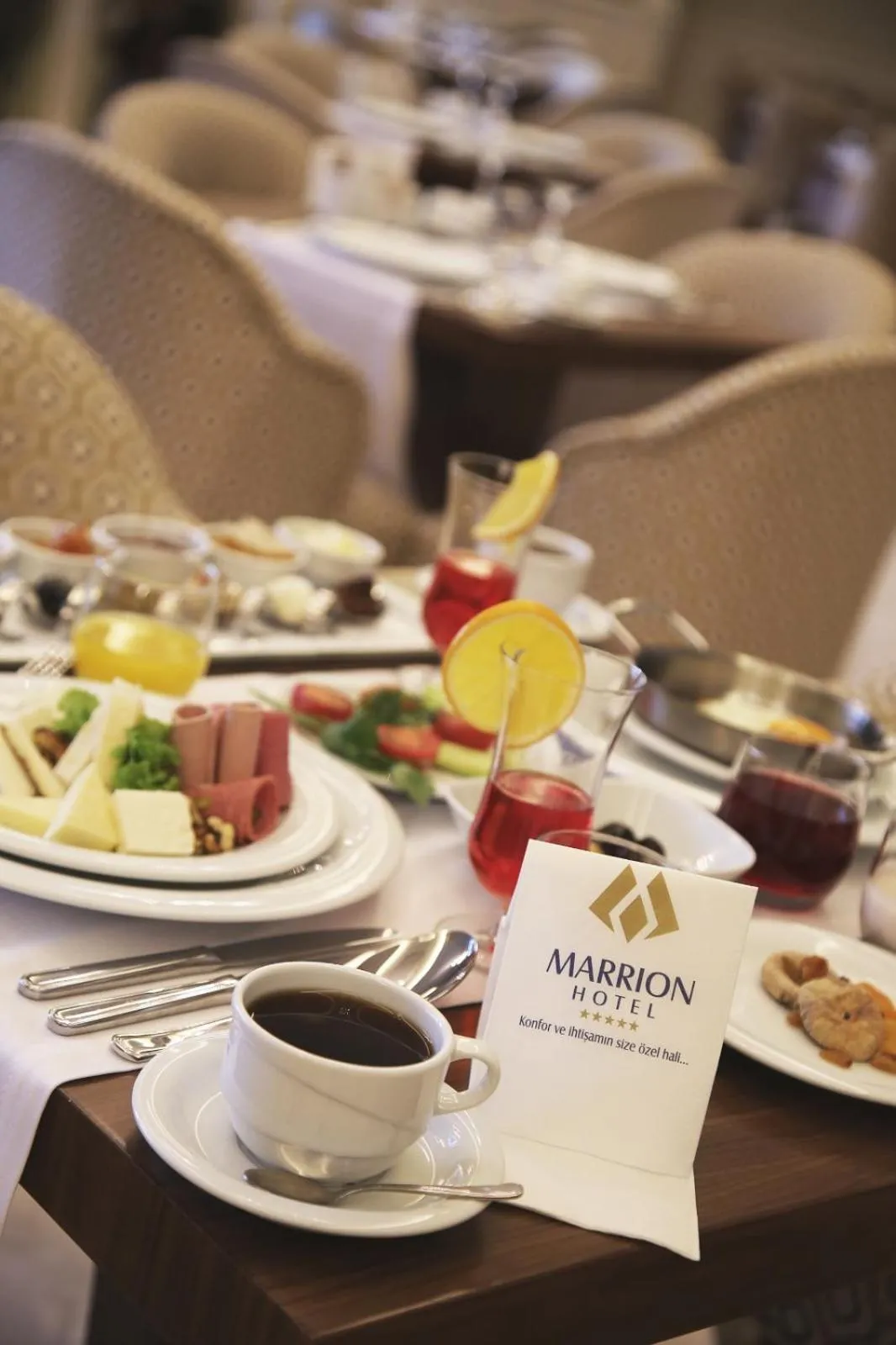 Buffet breakfast in Morrian Hotel