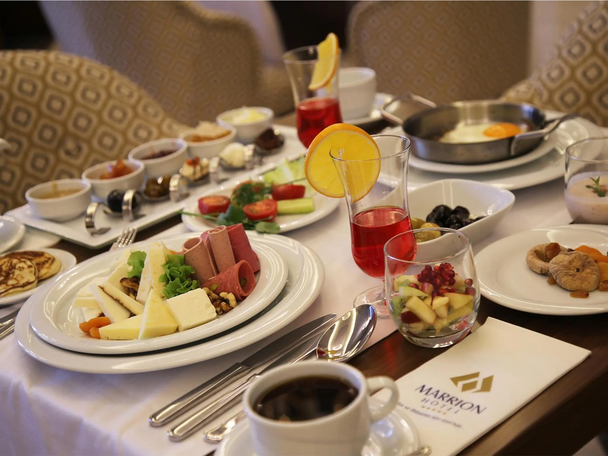 Food close-up in Morrian Hotel