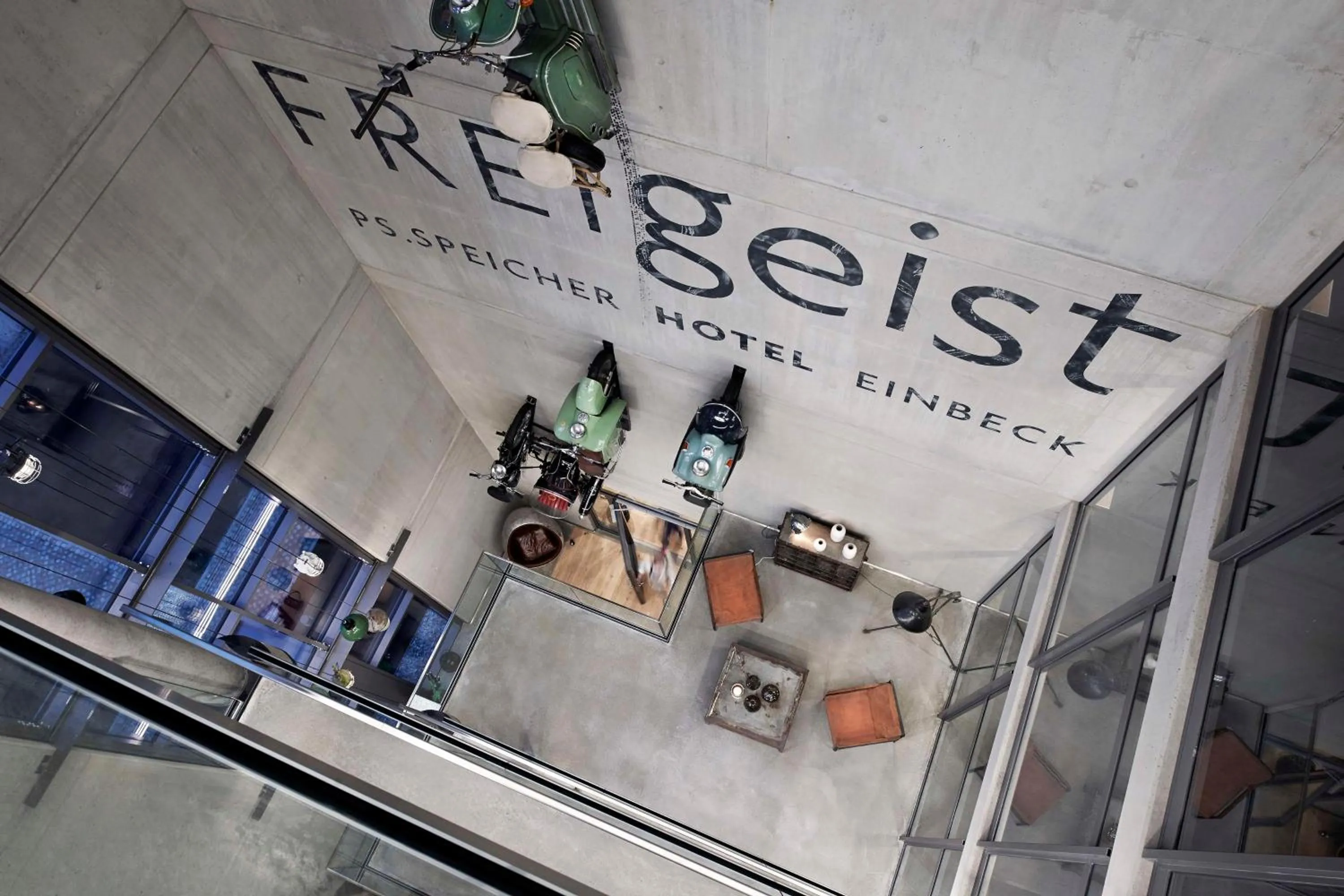 Lobby or reception in Hotel FREIgeist Einbeck