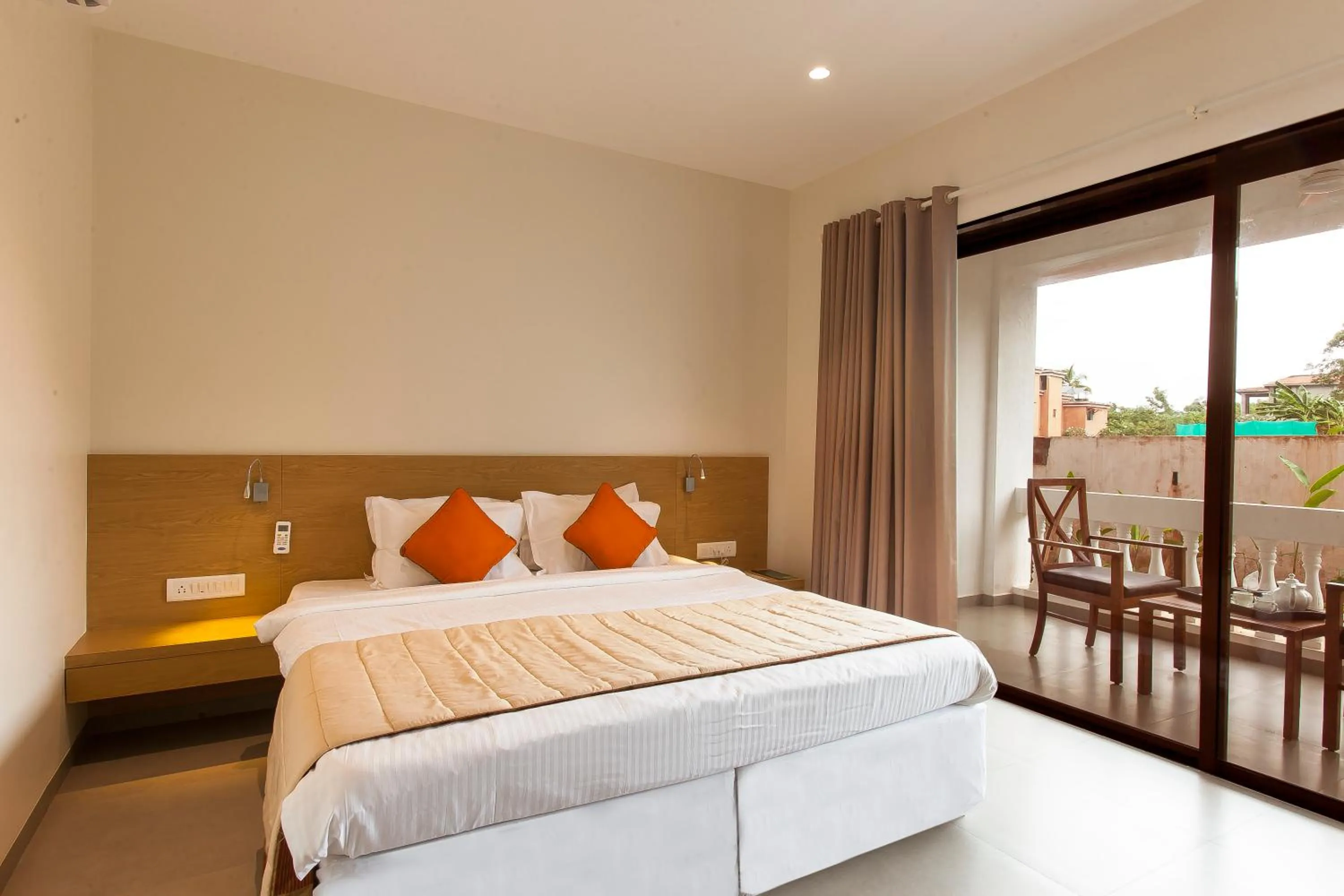 Photo of the whole room, Bed in Blue Ocean The Fern Resort & Spa Ganpatipule