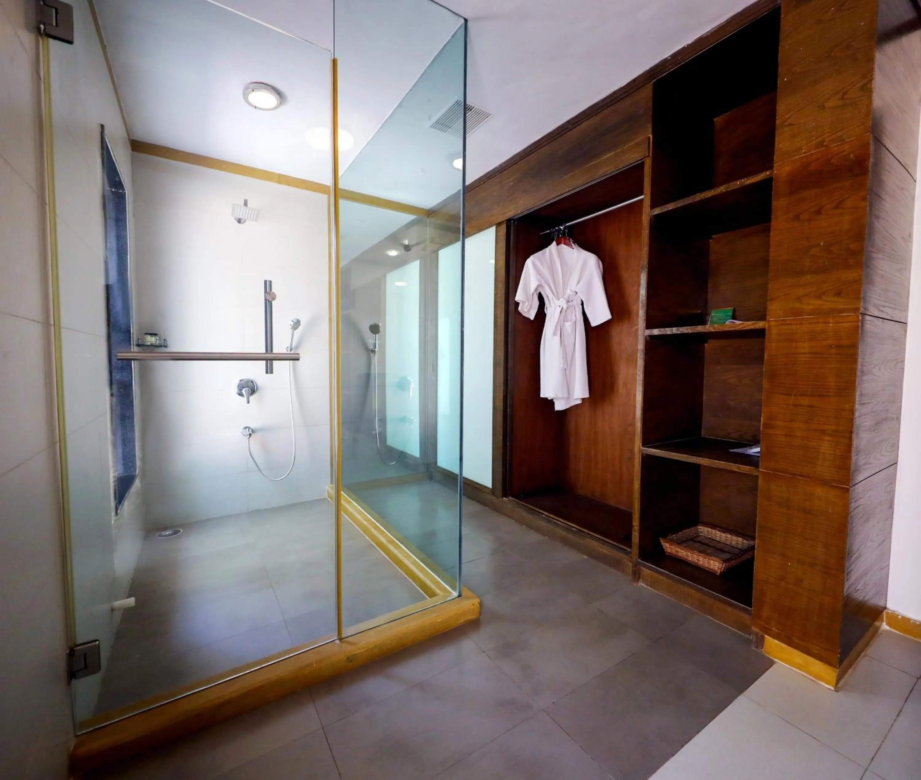 Shower in Blue Ocean The Fern Resort & Spa Ganpatipule