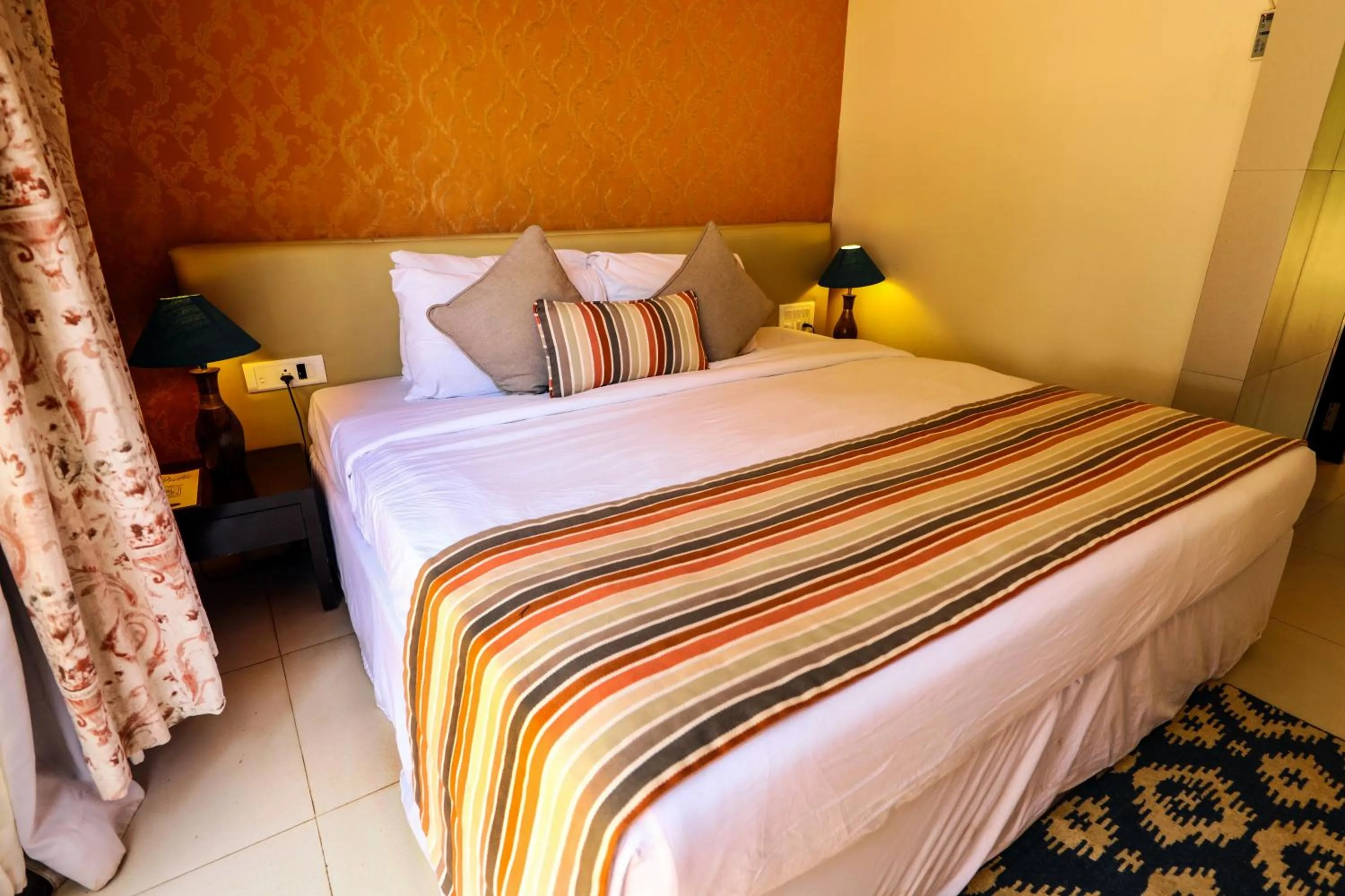 Bedroom, Bed in Blue Ocean The Fern Resort & Spa Ganpatipule