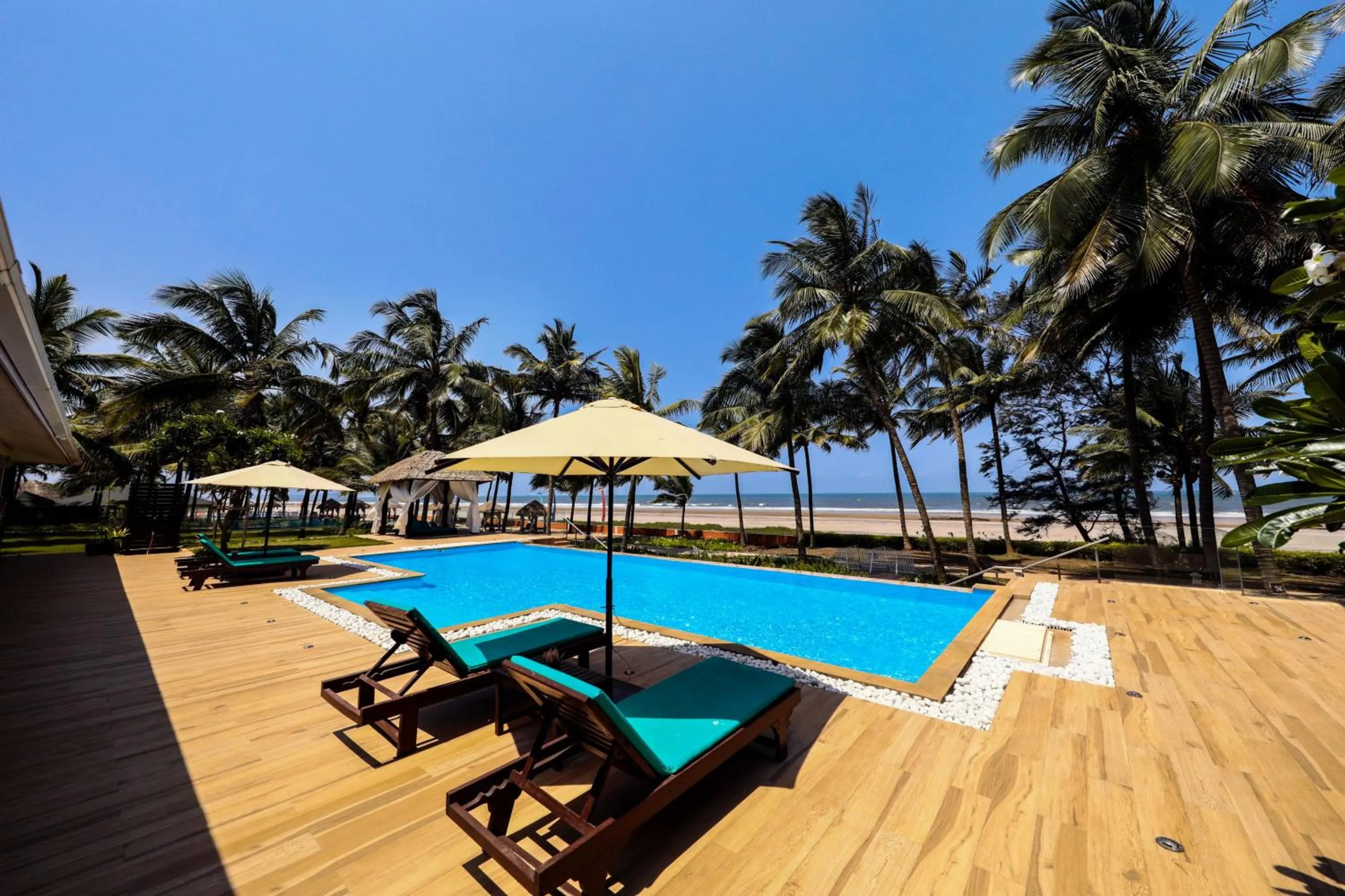 Pool view in Blue Ocean The Fern Resort & Spa Ganpatipule