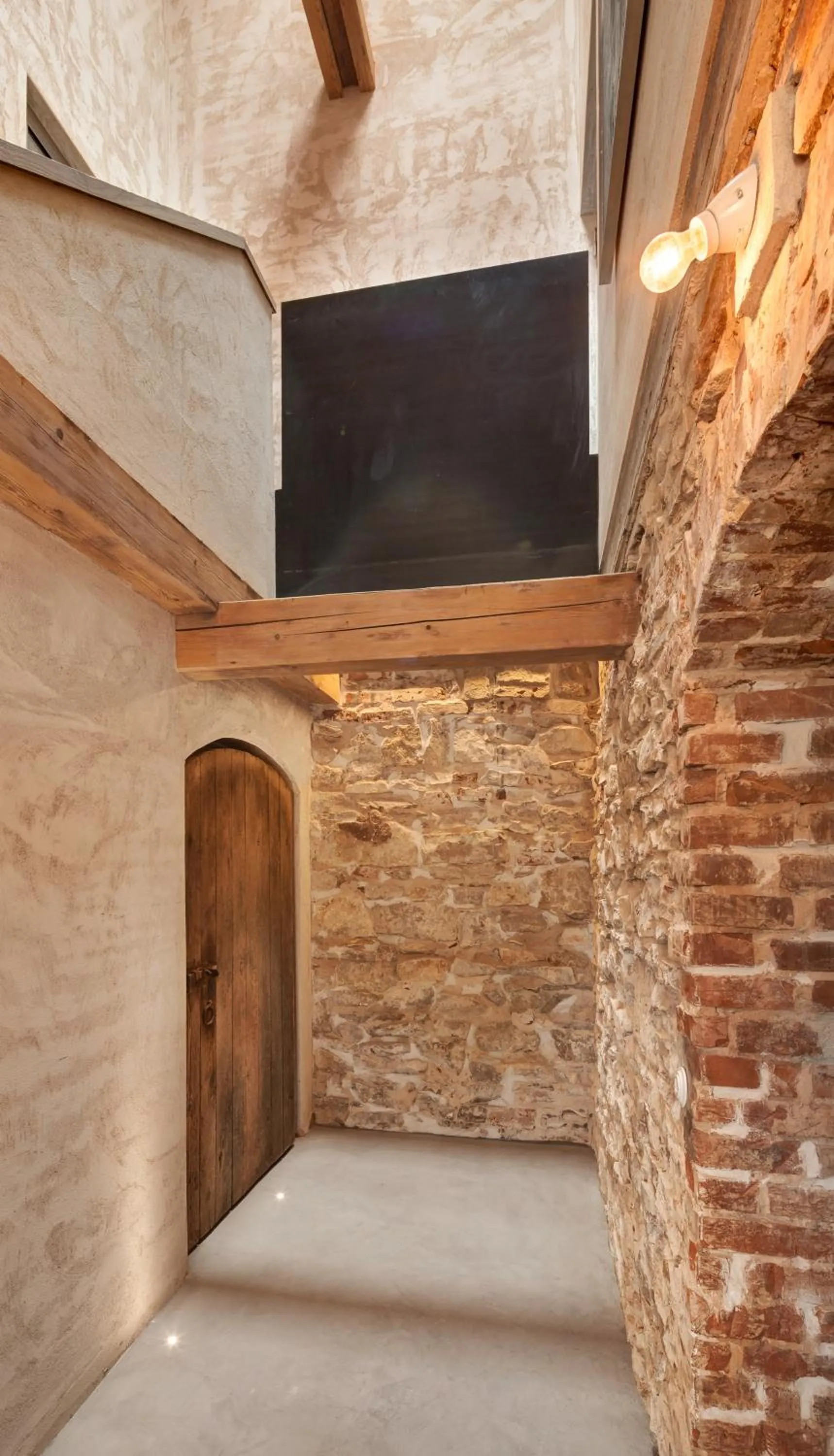 Facade/entrance in AlmRefugio