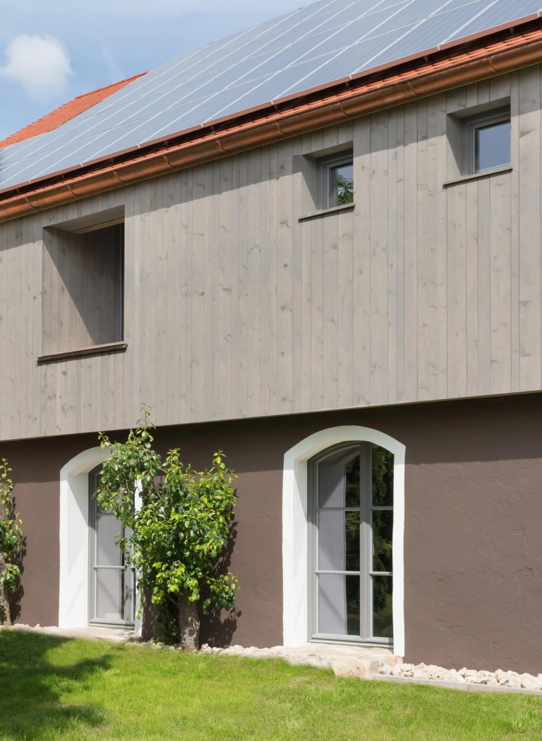 Facade/entrance in AlmRefugio