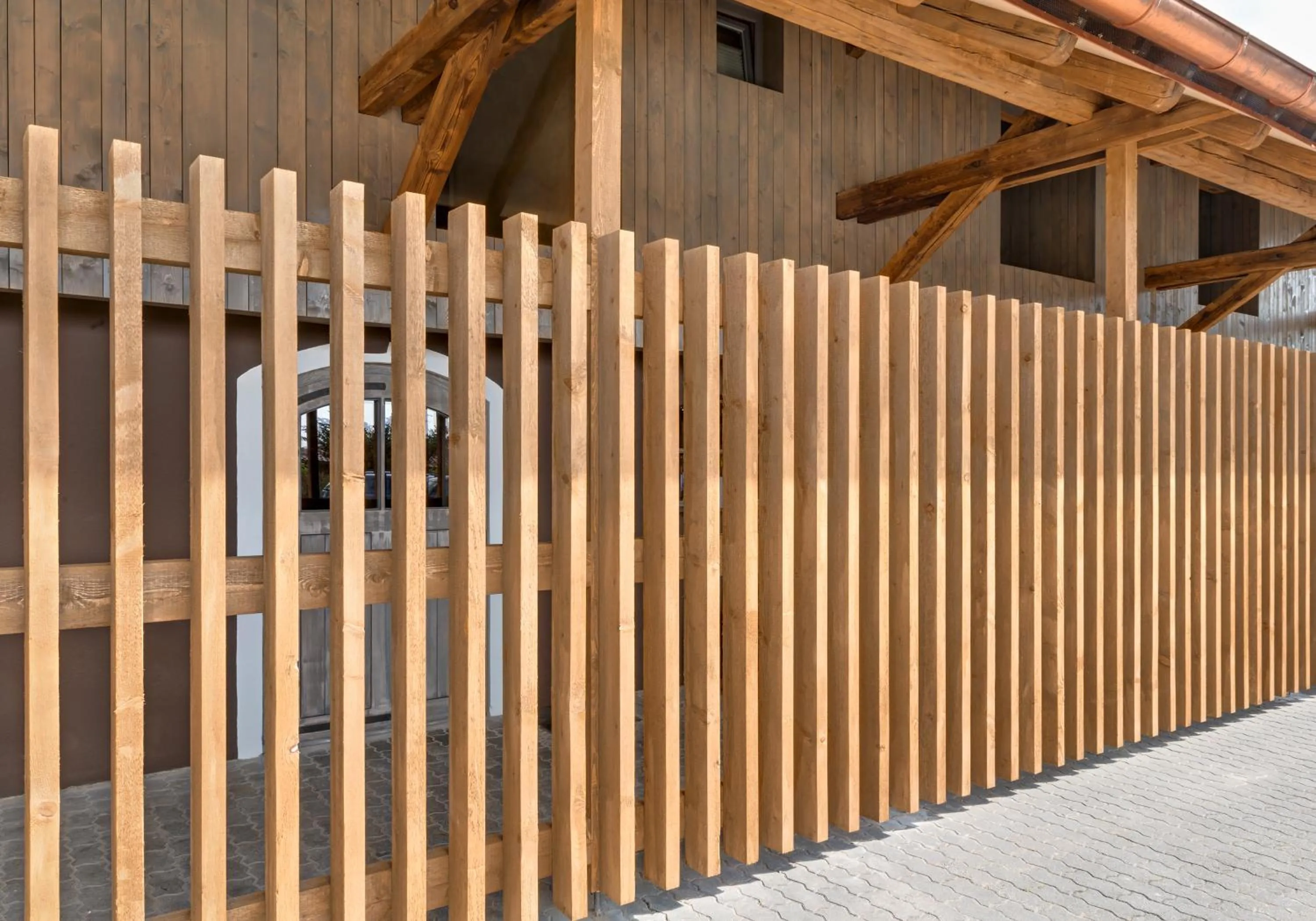 Facade/entrance in AlmRefugio