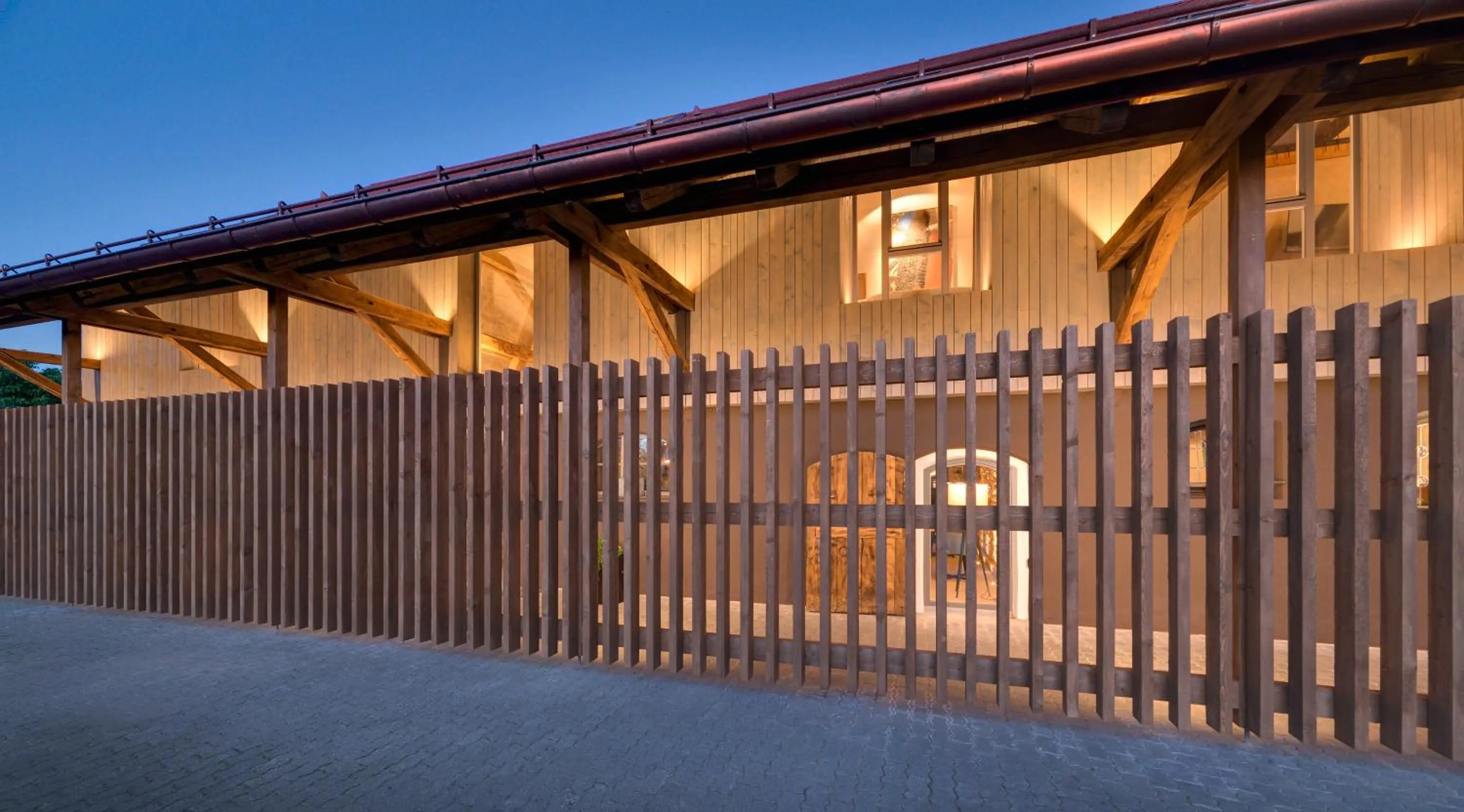 Facade/entrance in AlmRefugio