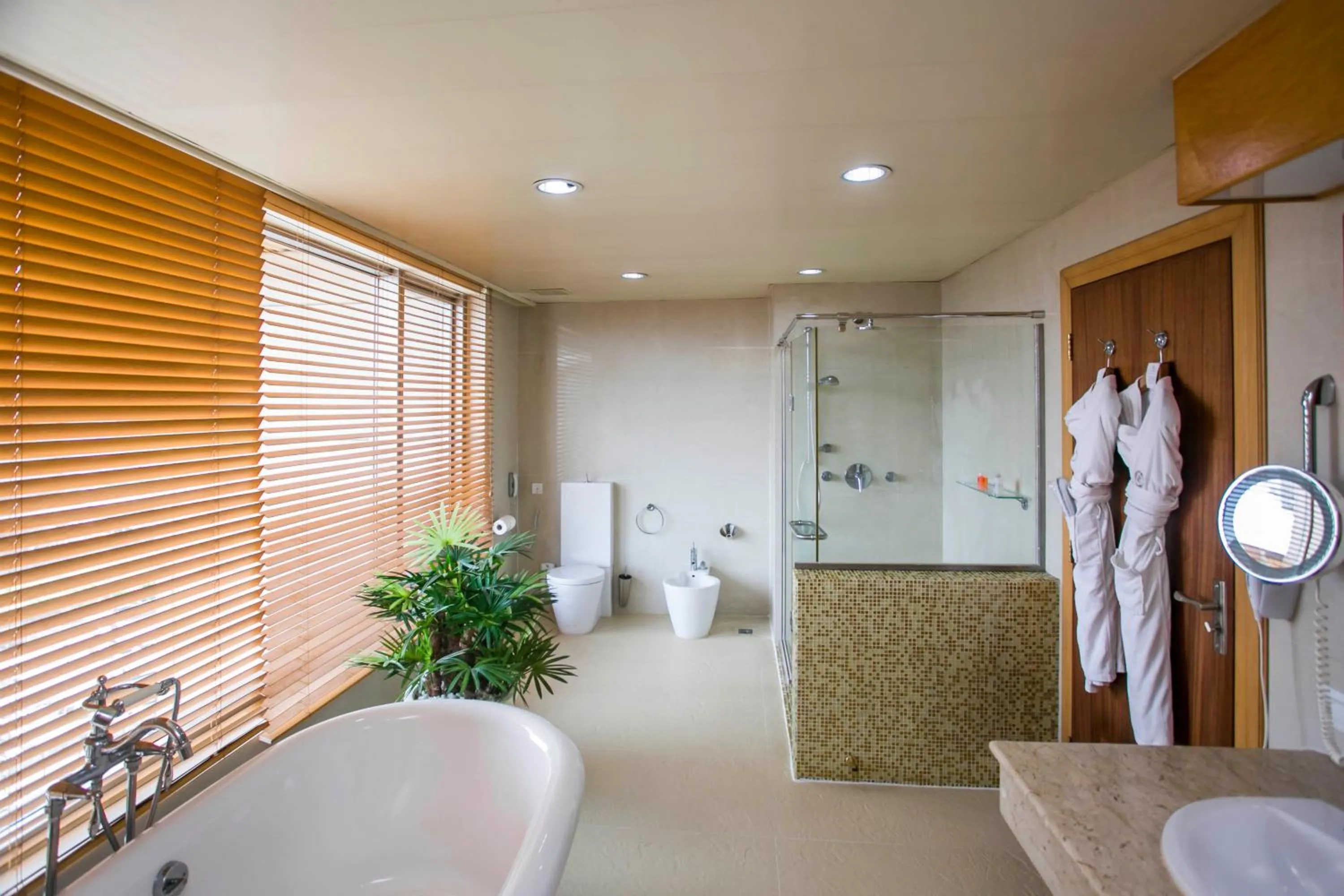 Shower in Lagos Oriental Hotel