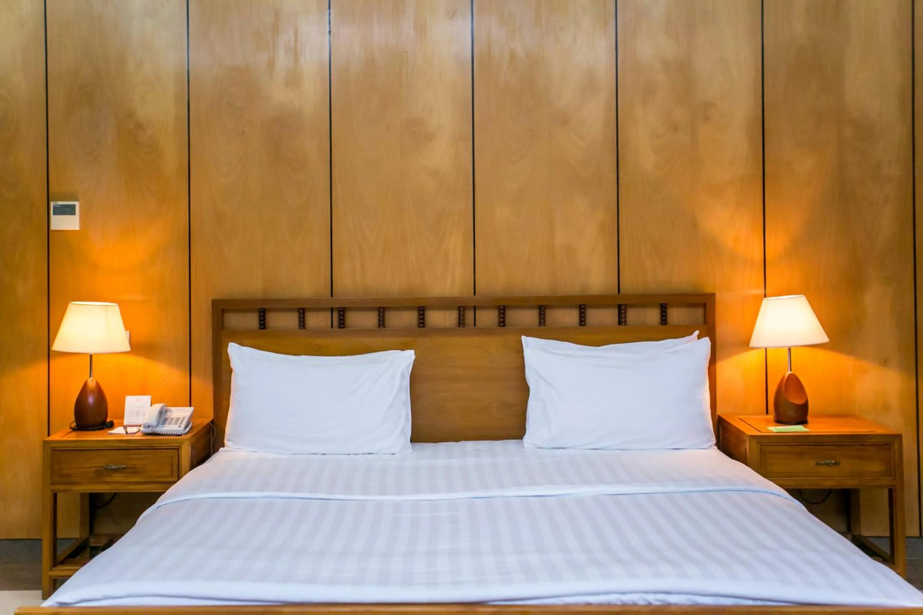 Bed in Lagos Oriental Hotel