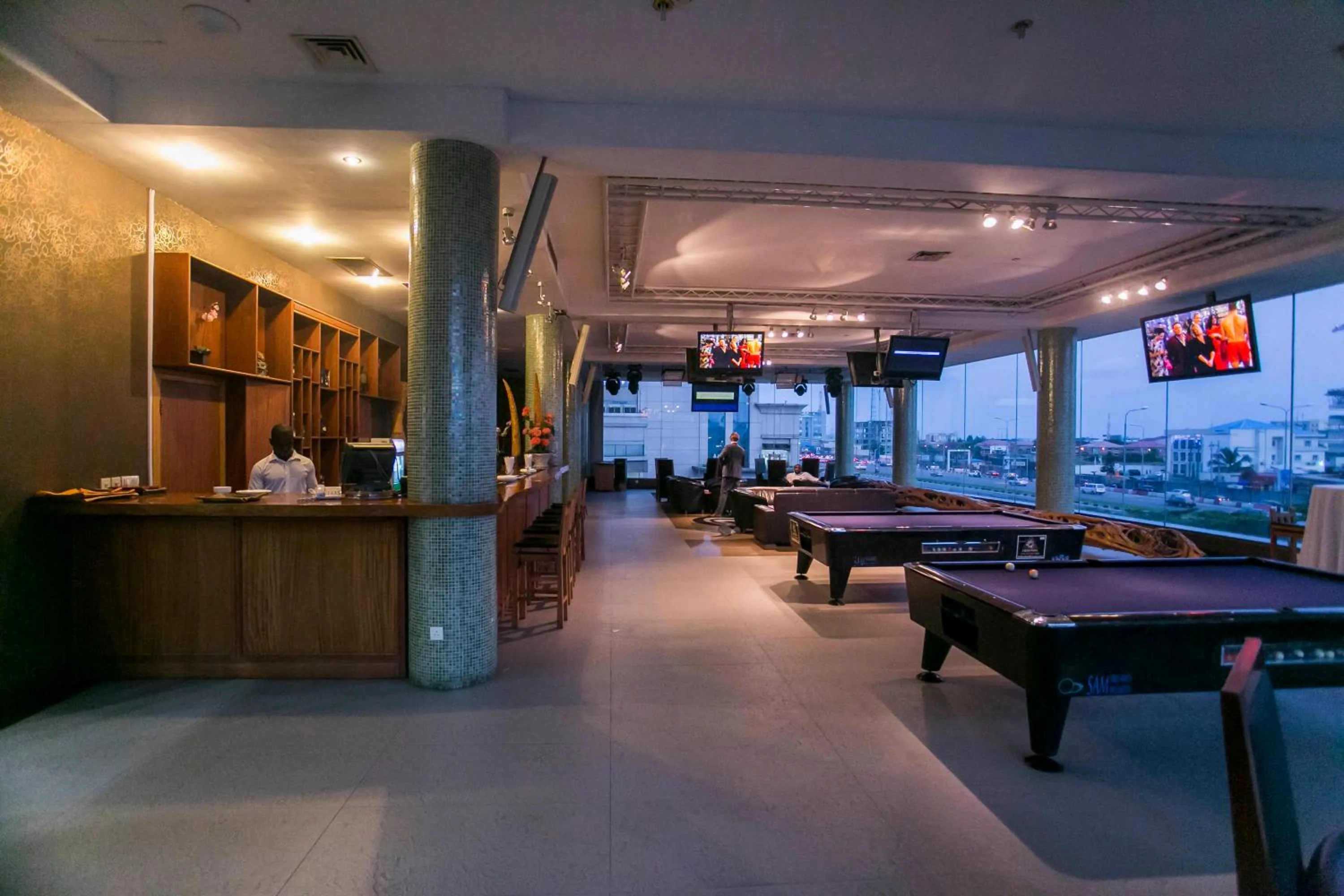 People in Lagos Oriental Hotel