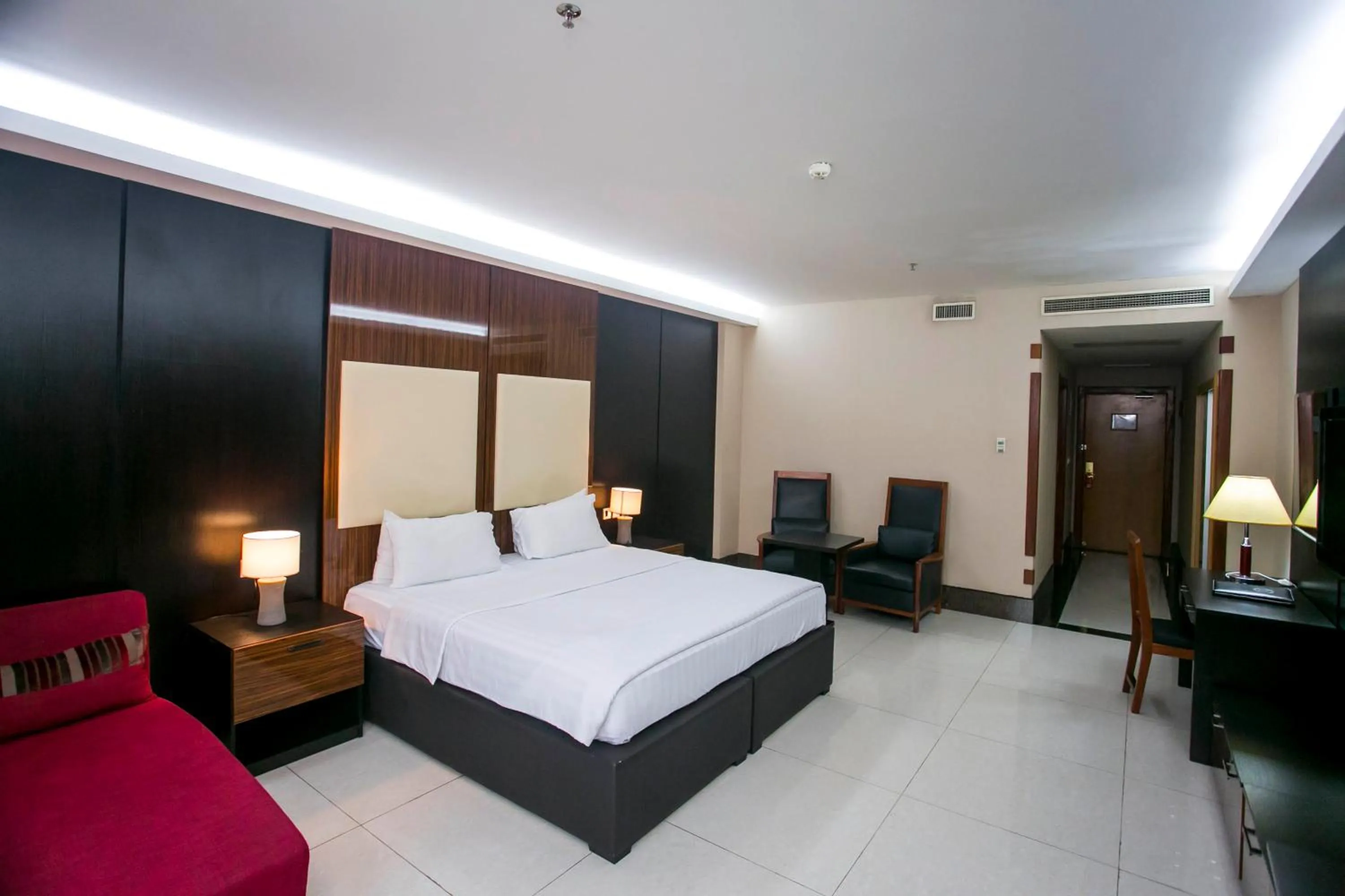 Bed in Lagos Oriental Hotel