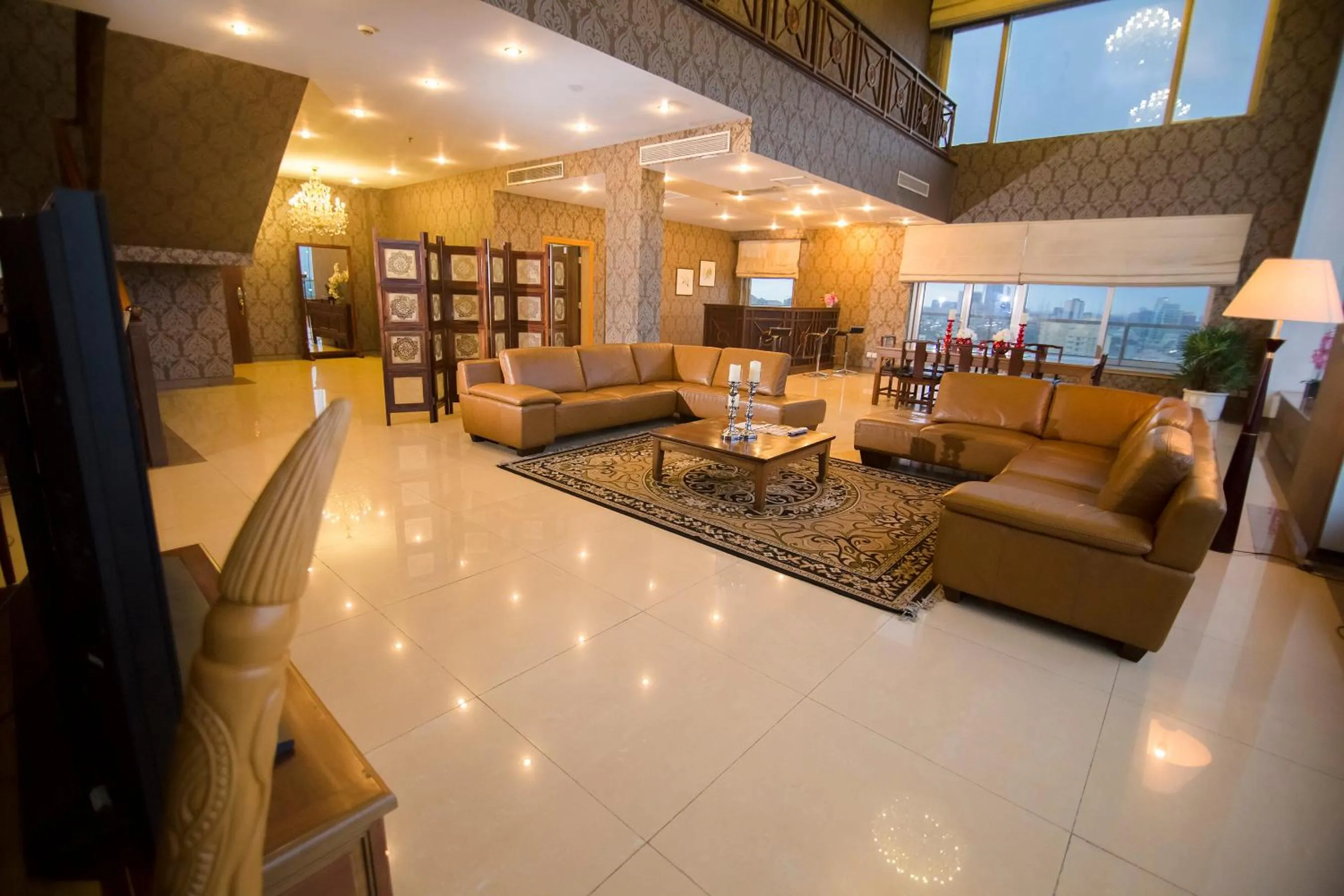 Seating area in Lagos Oriental Hotel