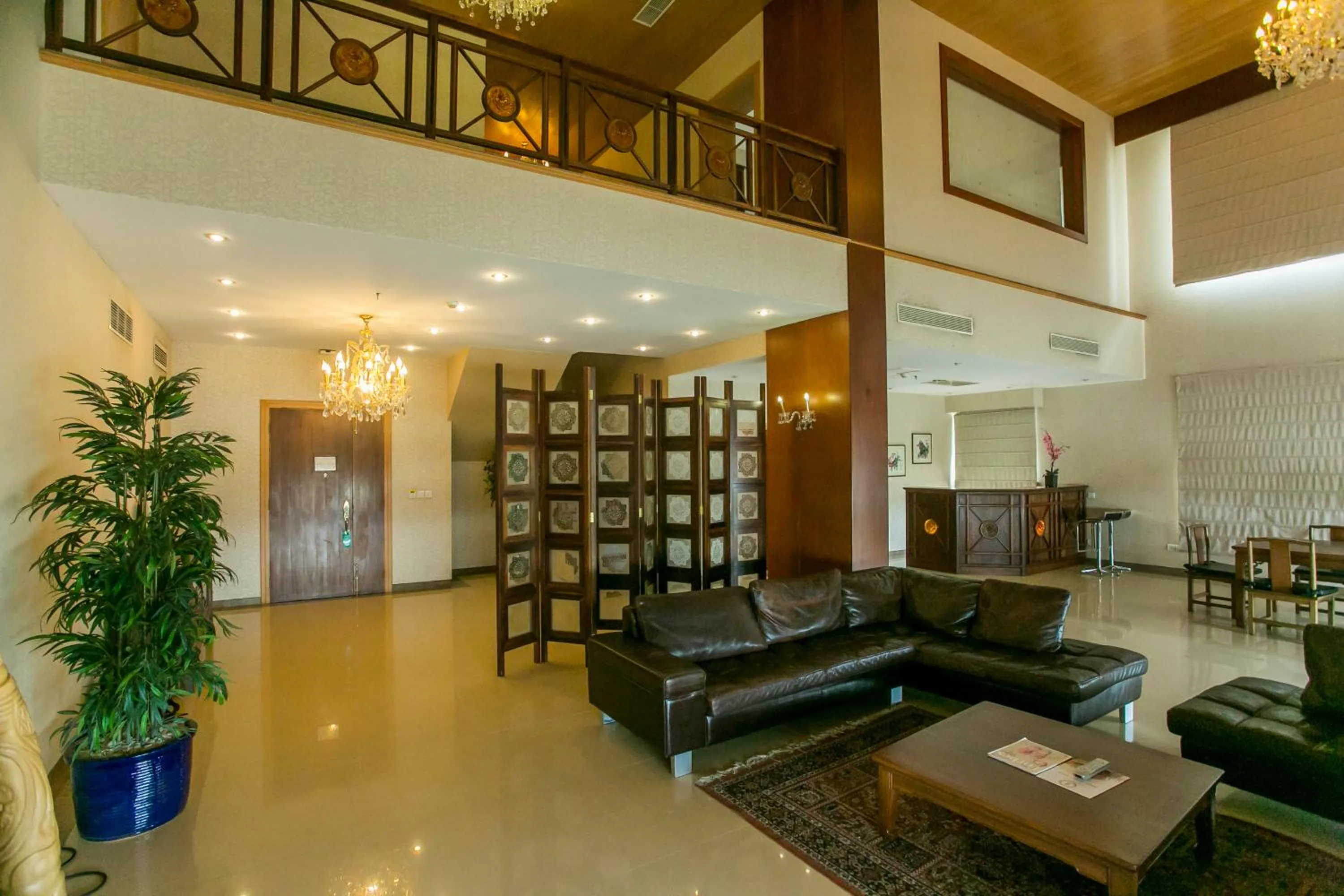 Seating area in Lagos Oriental Hotel
