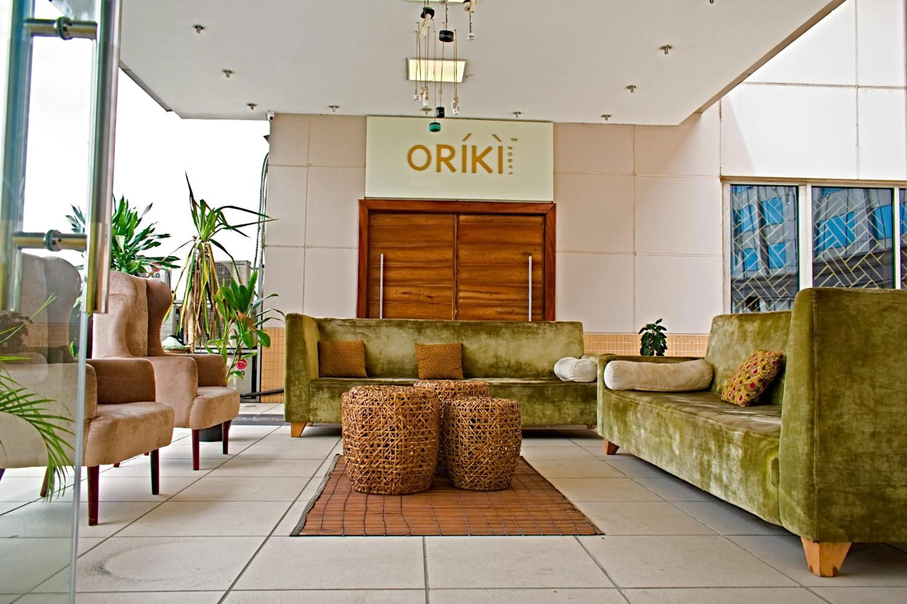 Lobby or reception in Lagos Oriental Hotel