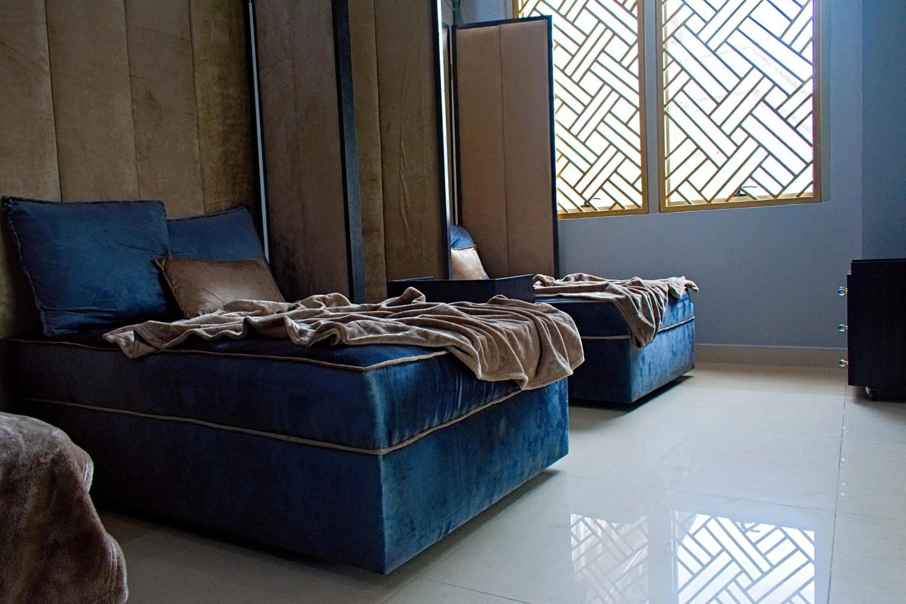 Bed in Lagos Oriental Hotel