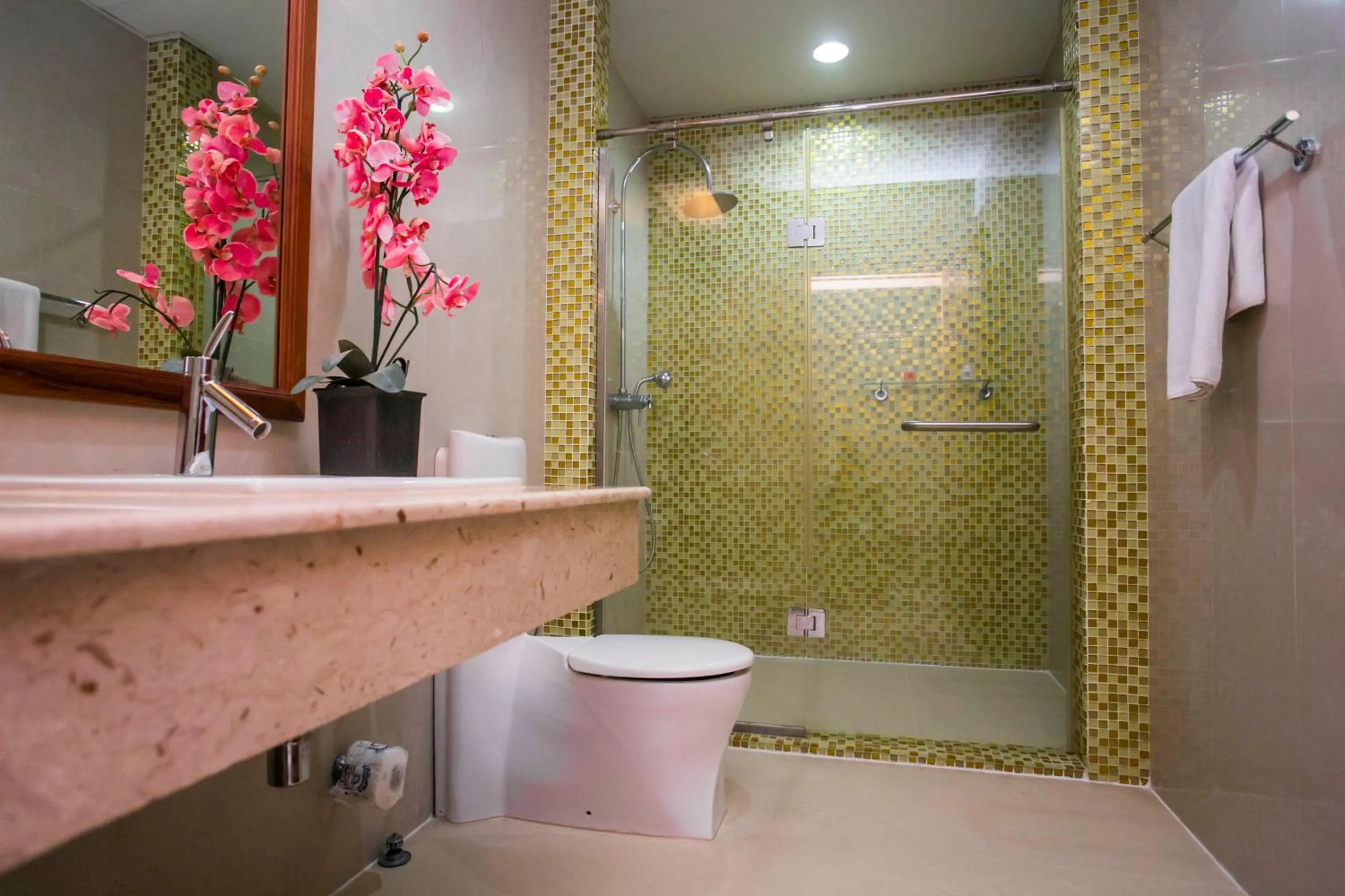 Shower in Lagos Oriental Hotel