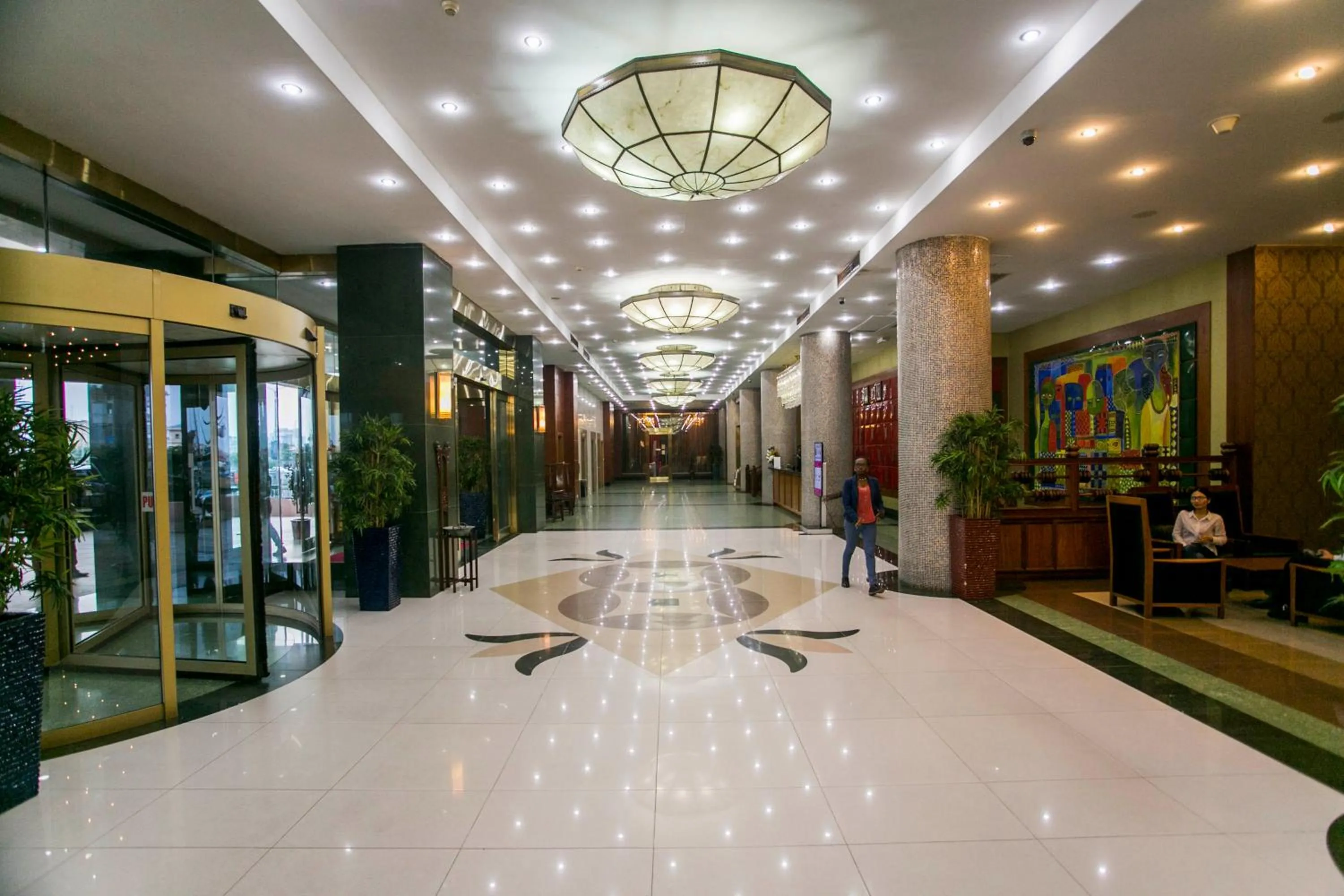 Lobby or reception in Lagos Oriental Hotel