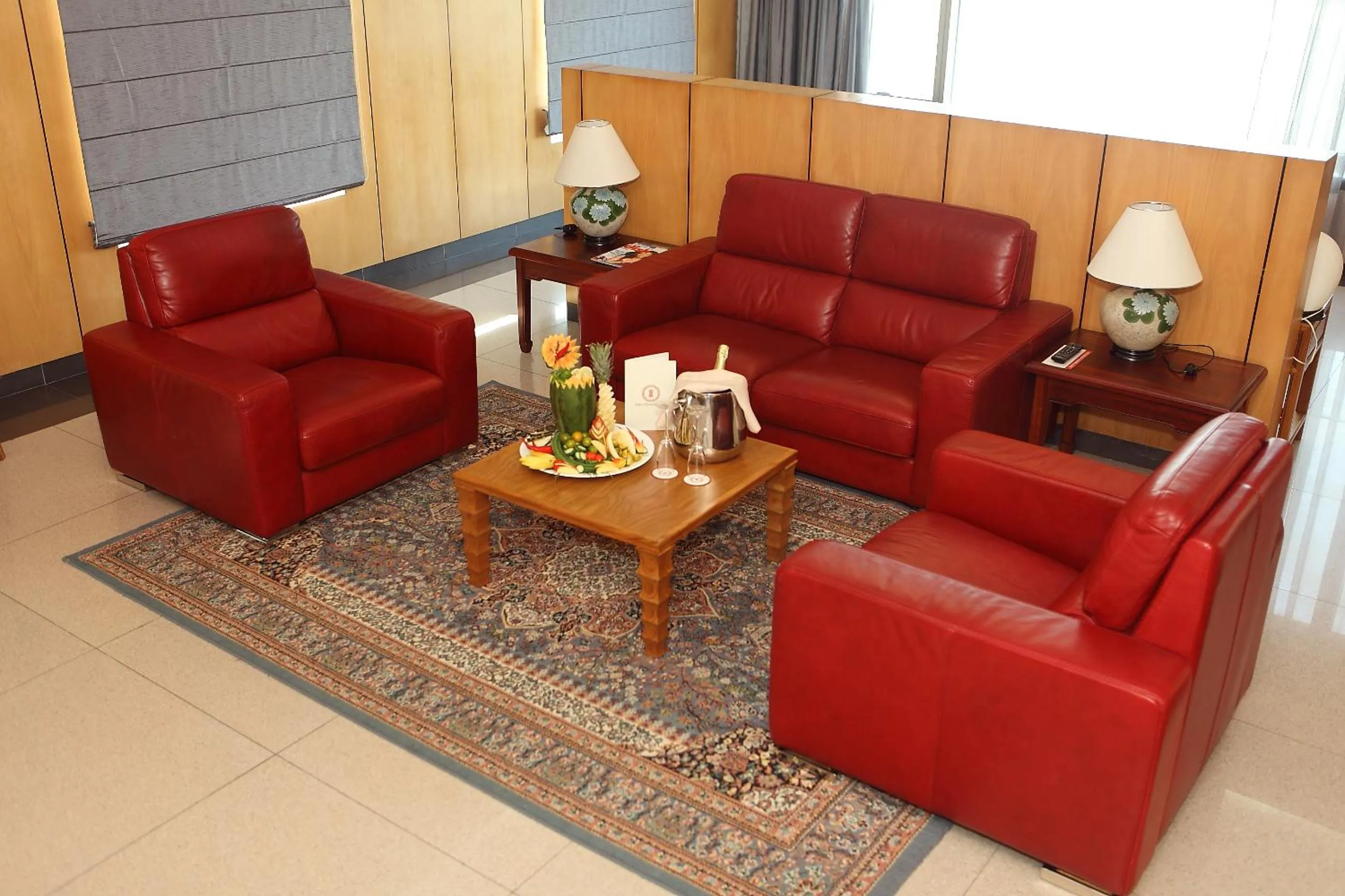 Living room in Lagos Oriental Hotel