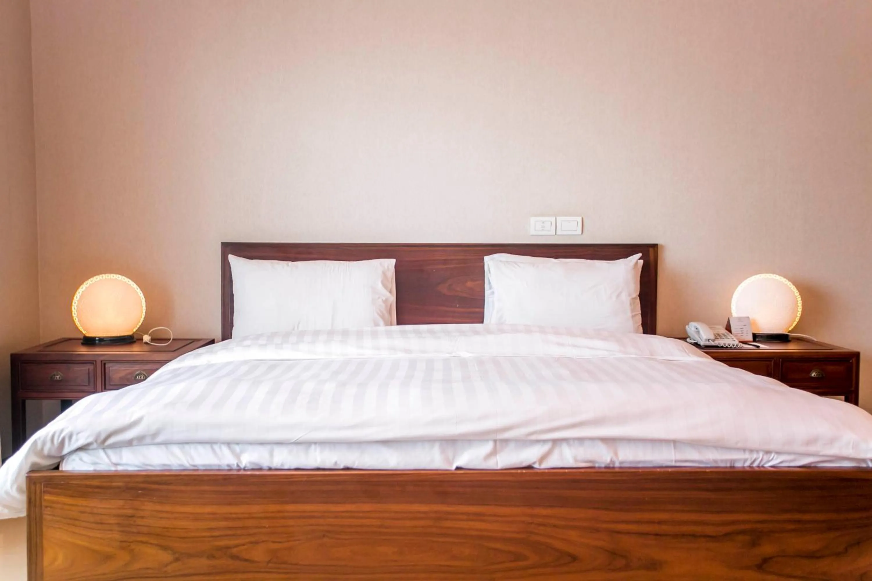 Bed in Lagos Oriental Hotel