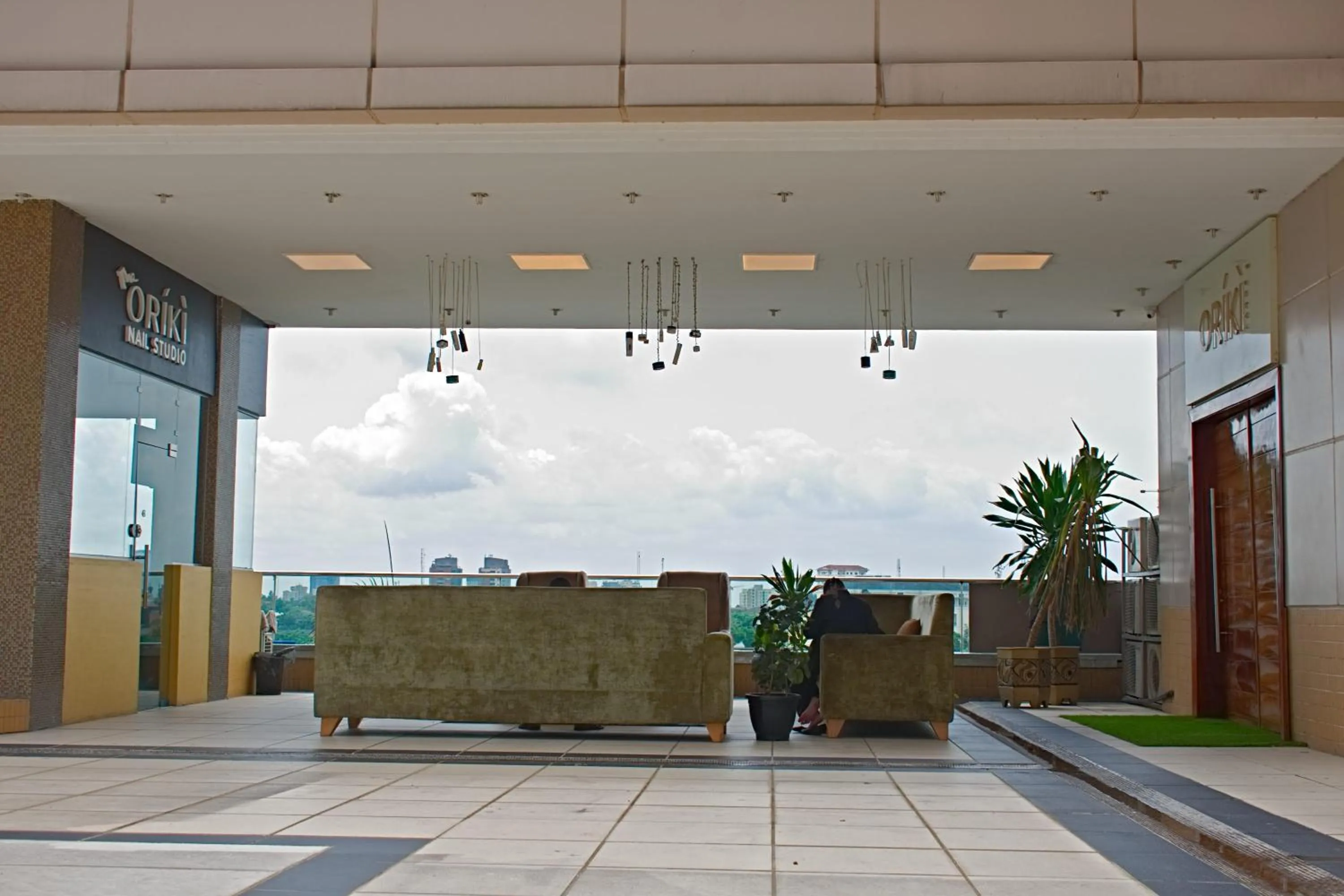 Patio in Lagos Oriental Hotel
