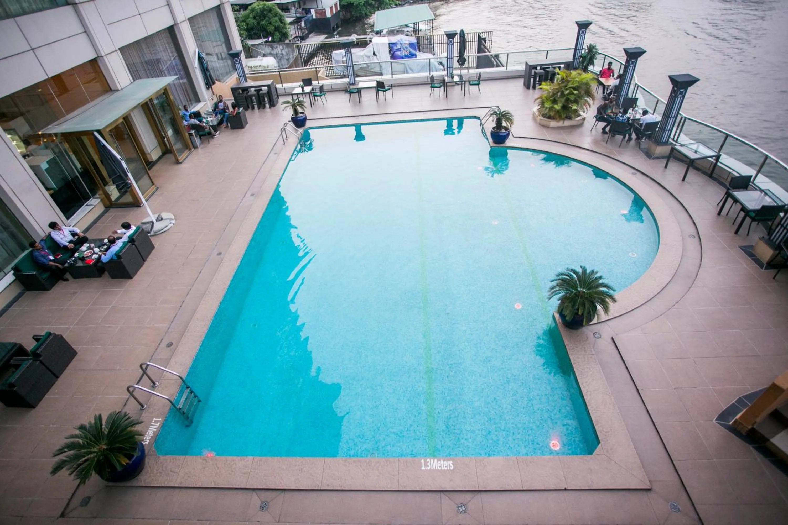 Swimming pool in Lagos Oriental Hotel