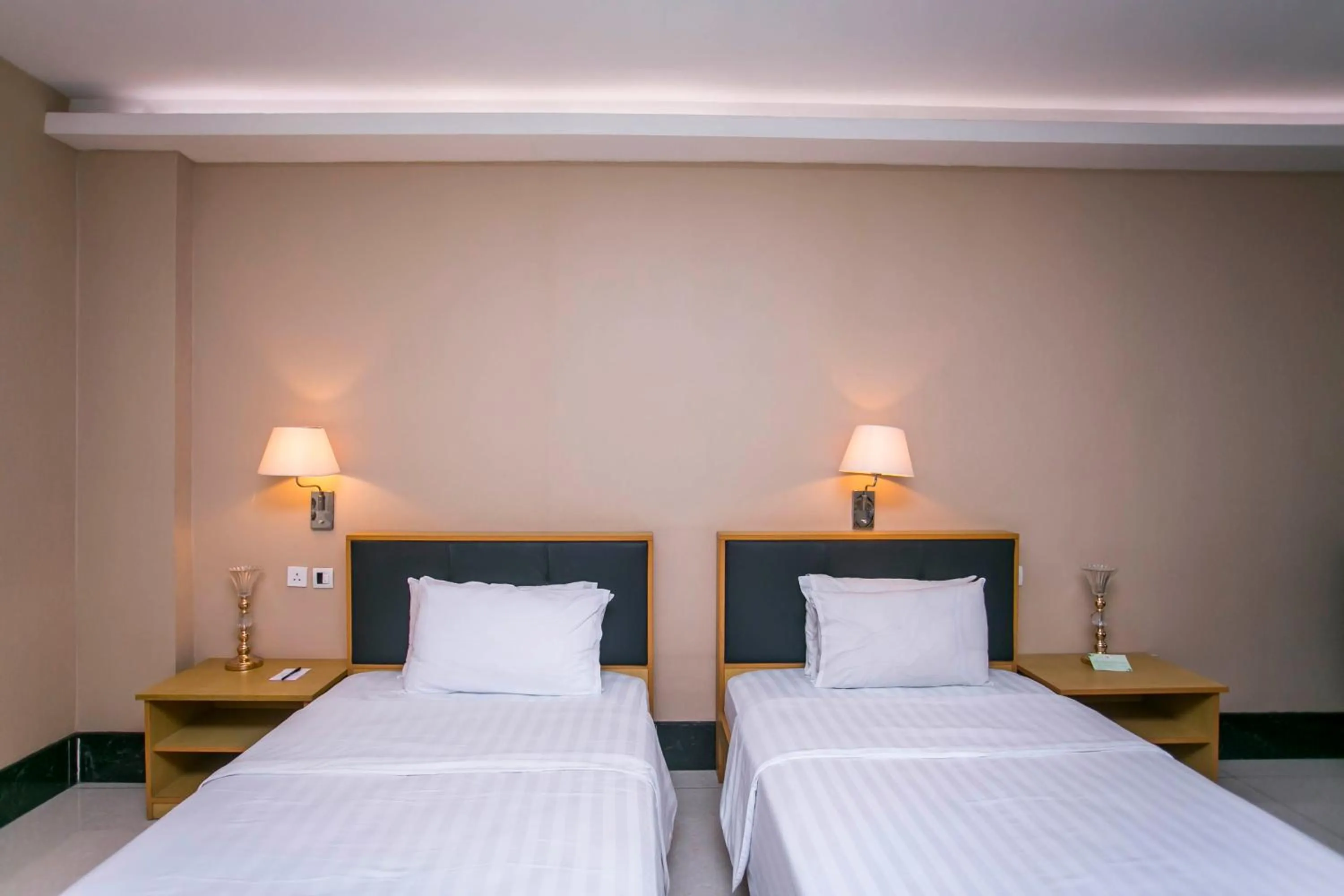 Bed in Lagos Oriental Hotel