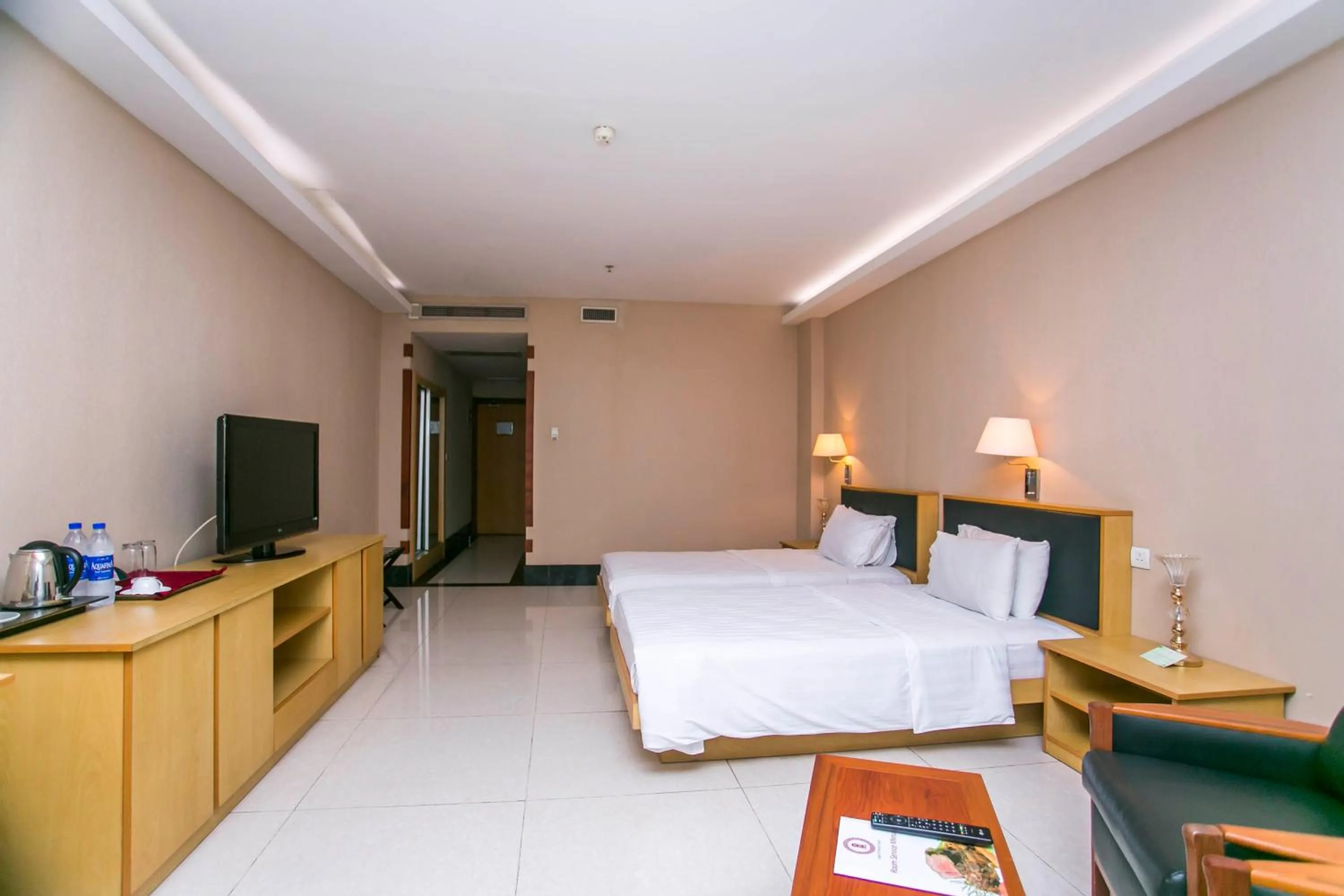 Bed in Lagos Oriental Hotel