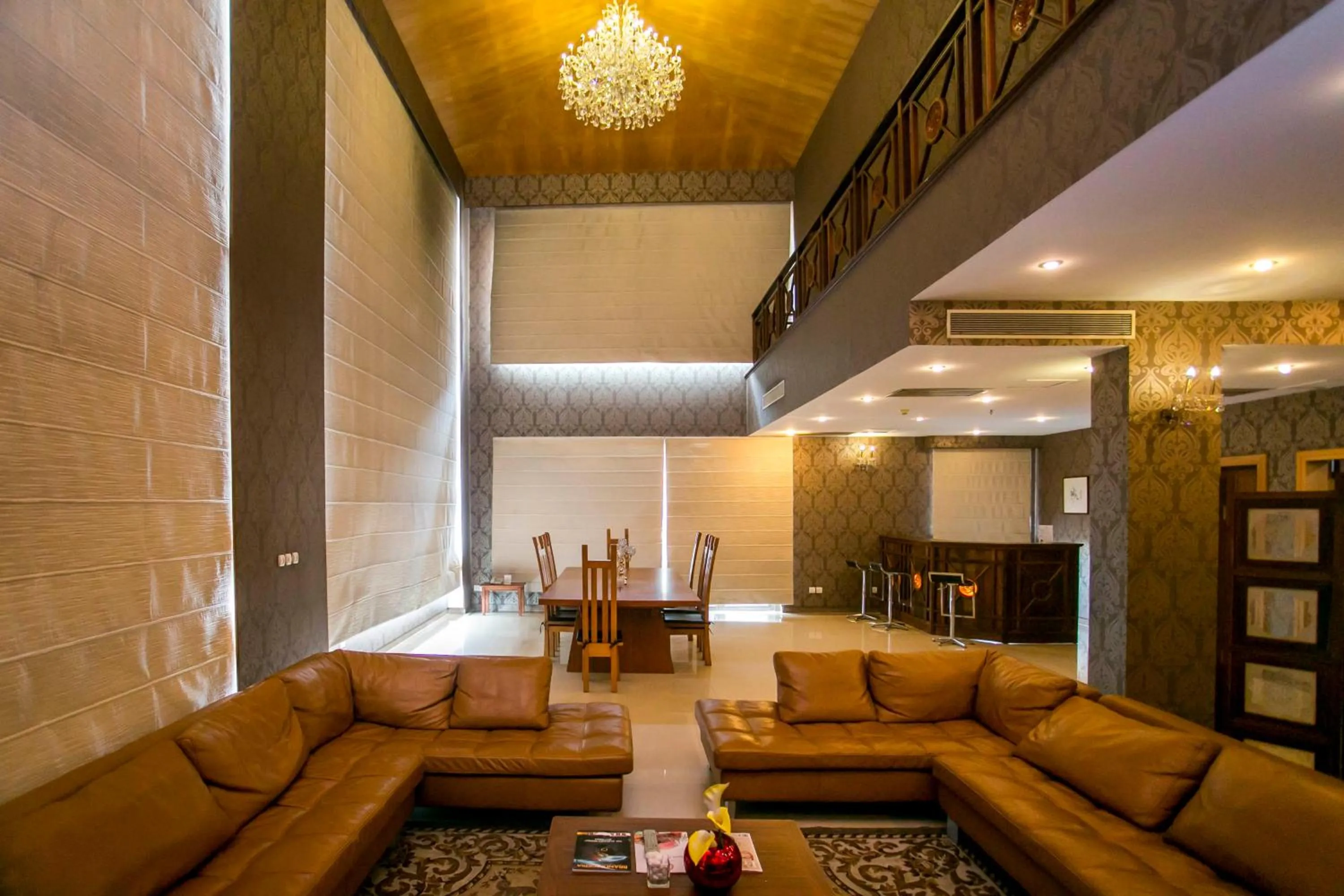 Seating area in Lagos Oriental Hotel