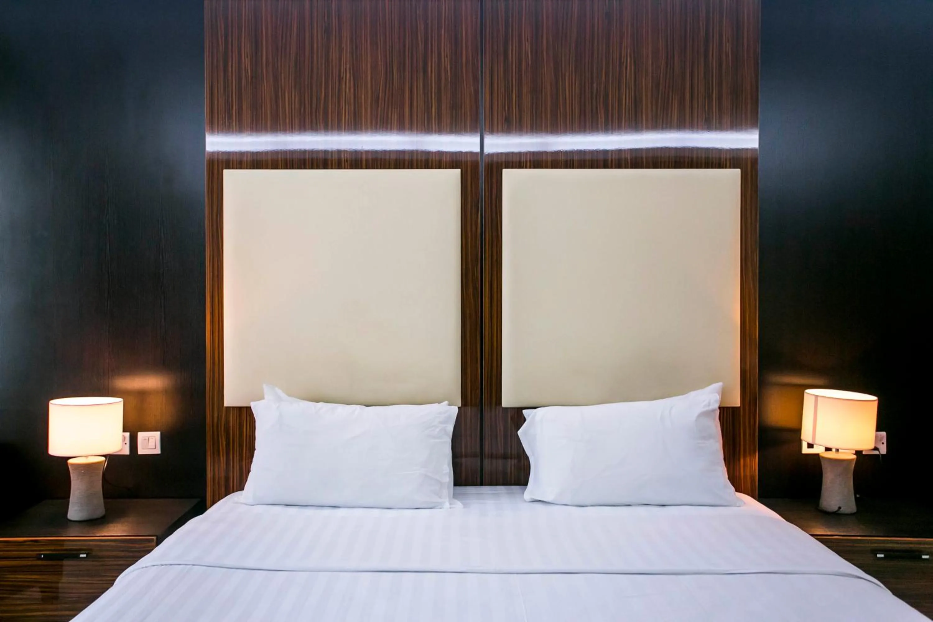 Bed in Lagos Oriental Hotel