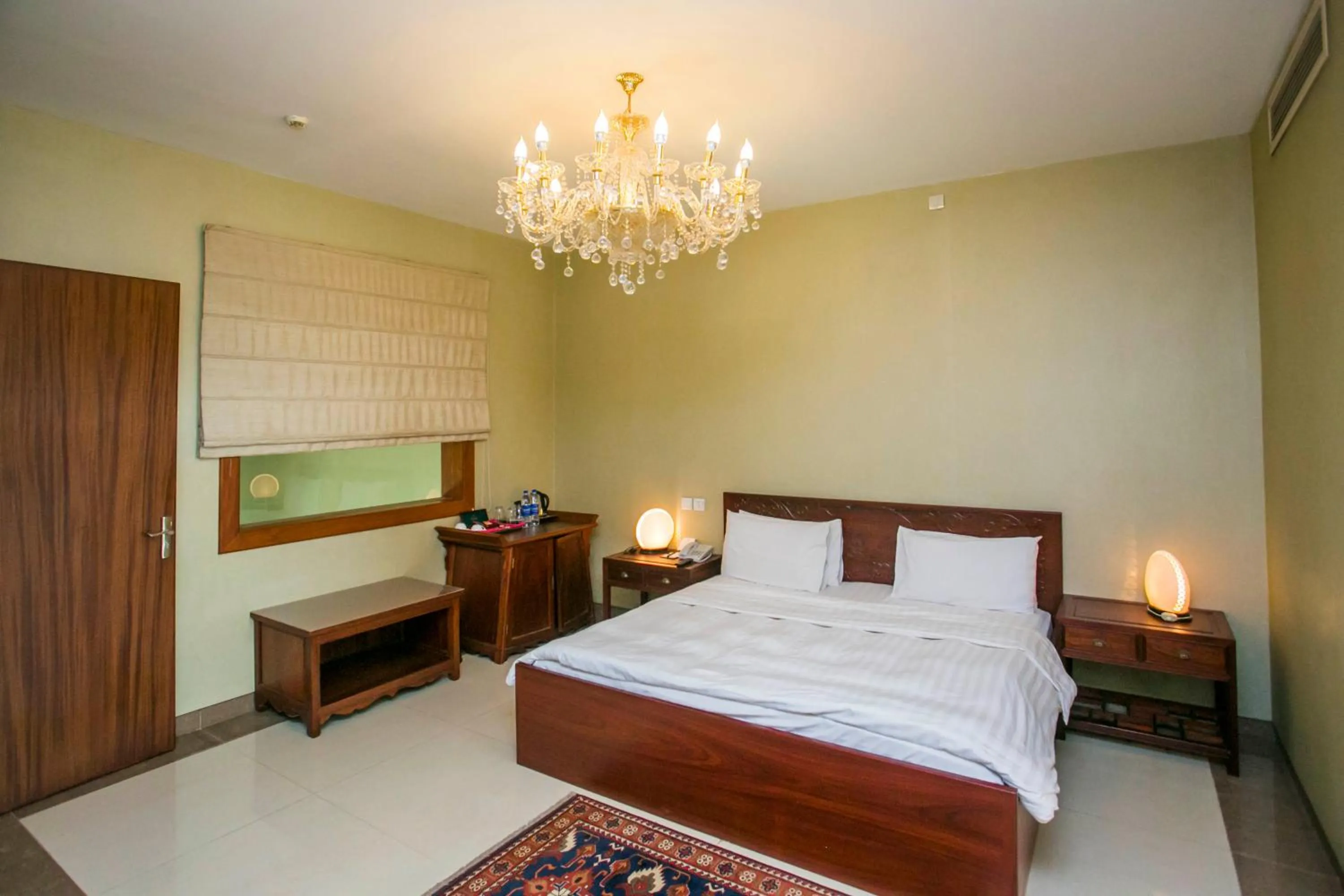 Bed in Lagos Oriental Hotel