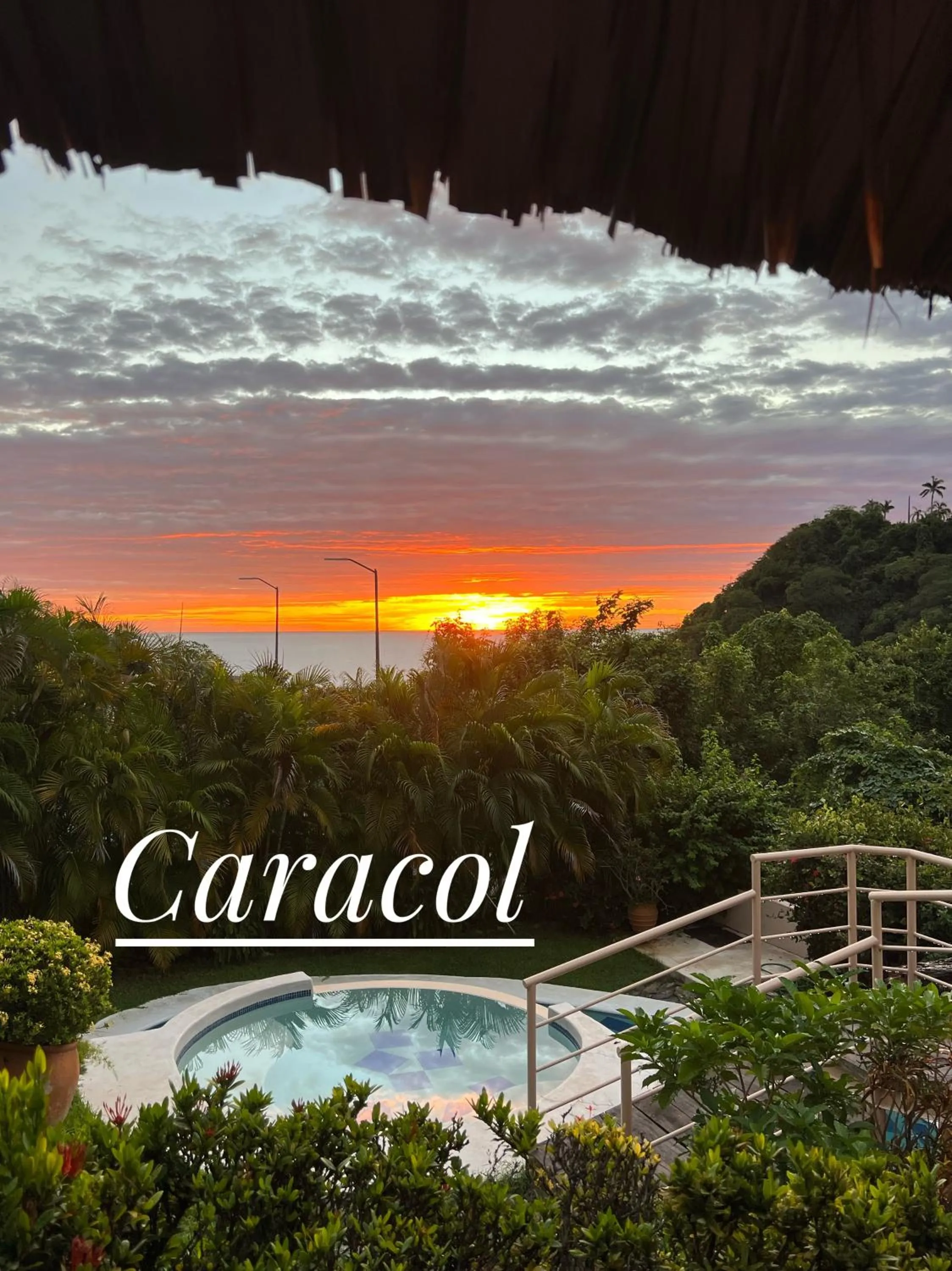 Sunrise in Agua Azul la Villa