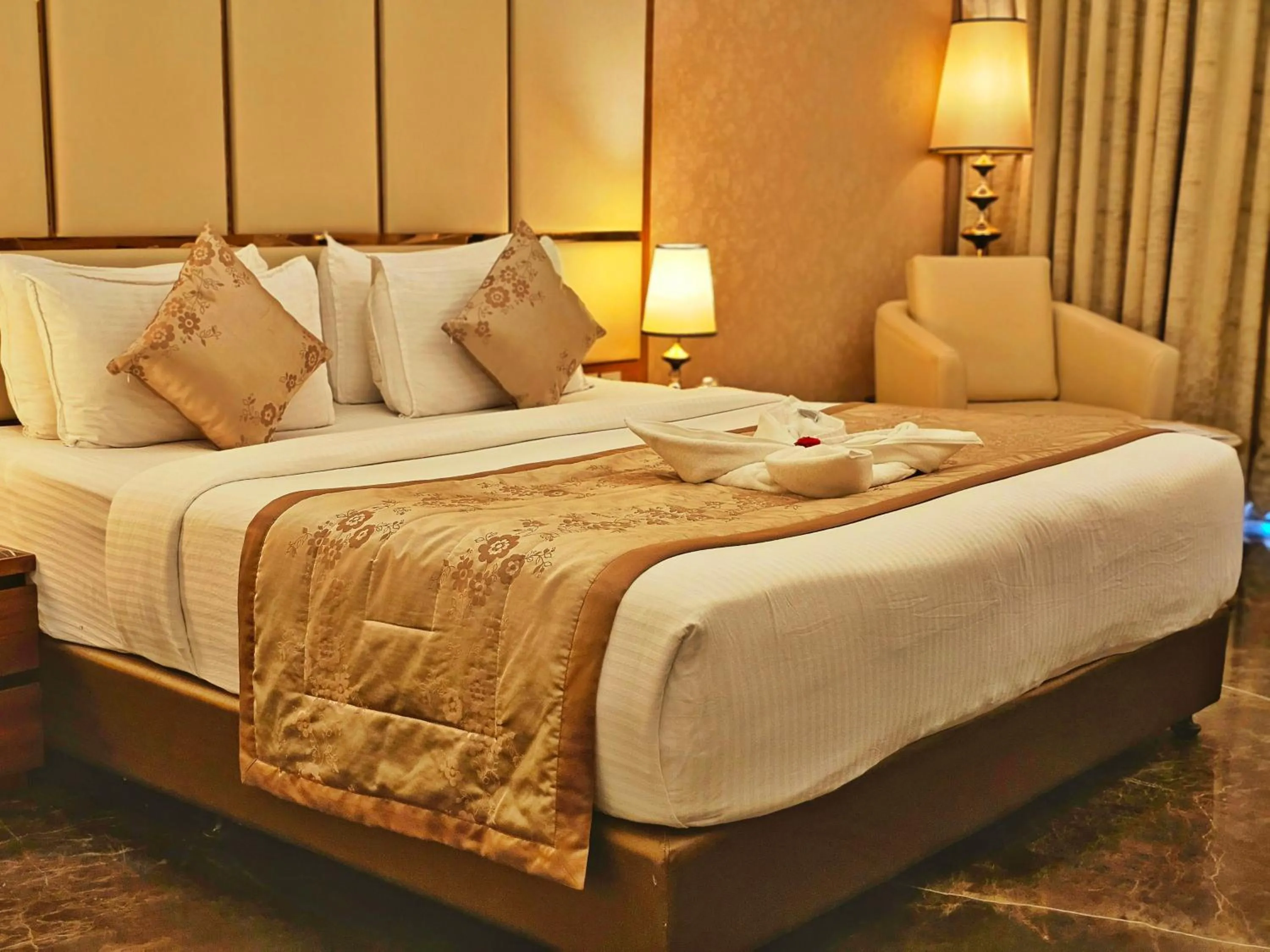 Bed in UVA Meridian Bay Resort & Spa