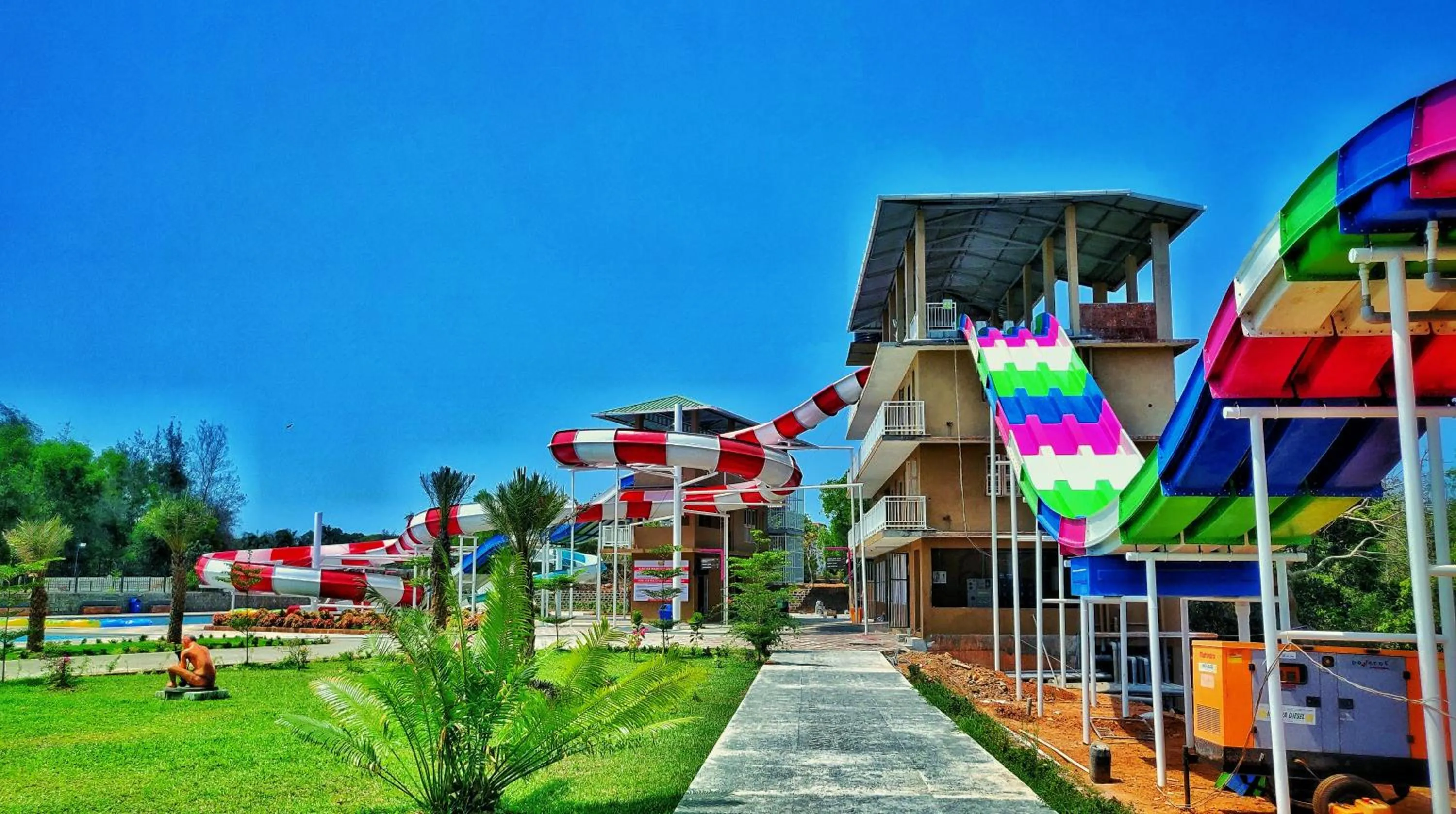 Aqua park in UVA Meridian Bay Resort & Spa