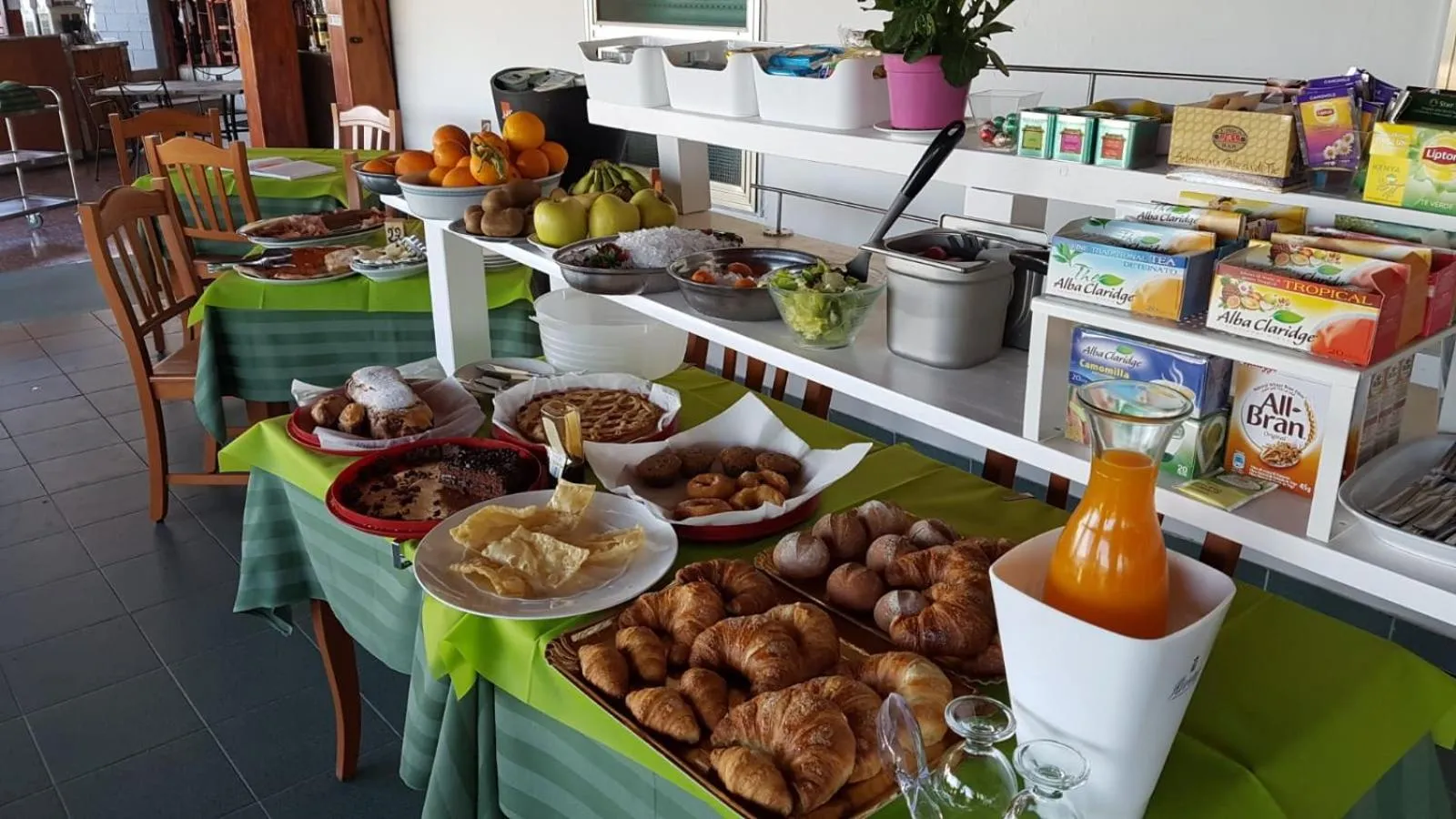 Continental breakfast in The Stunning B&B