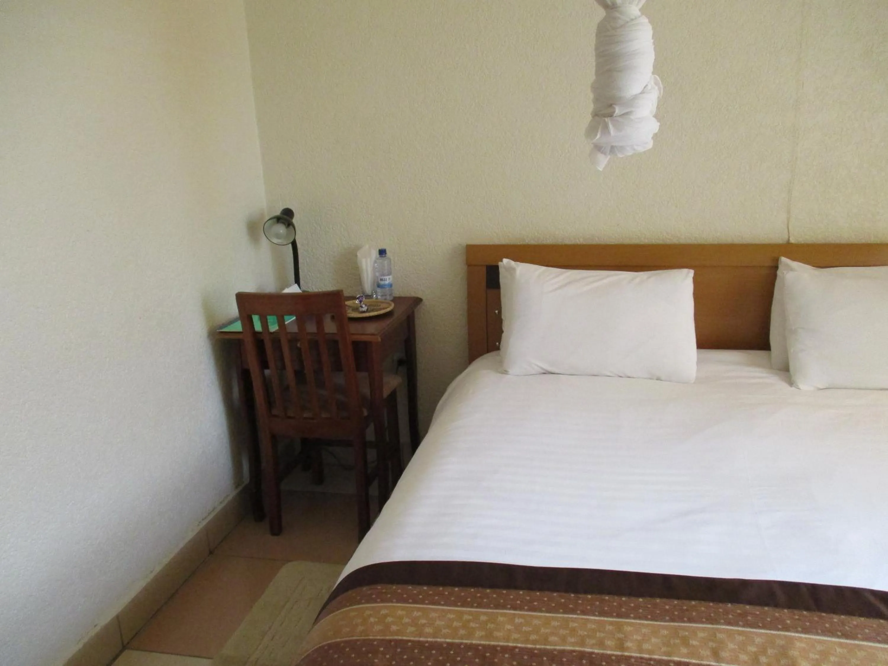 Bed in Virunga Hotel