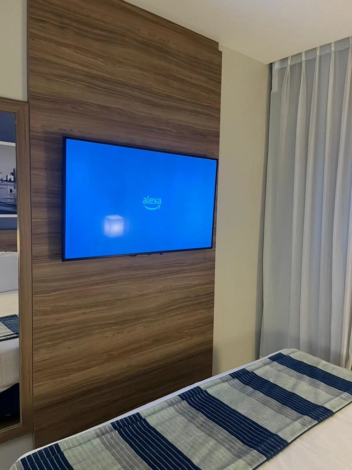 TV and multimedia, Bed in Comfort Hotel Santos